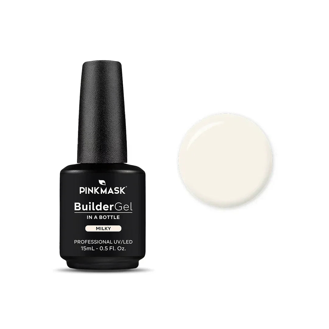 Pink Mask Builder Gel in a Bottle – Milky