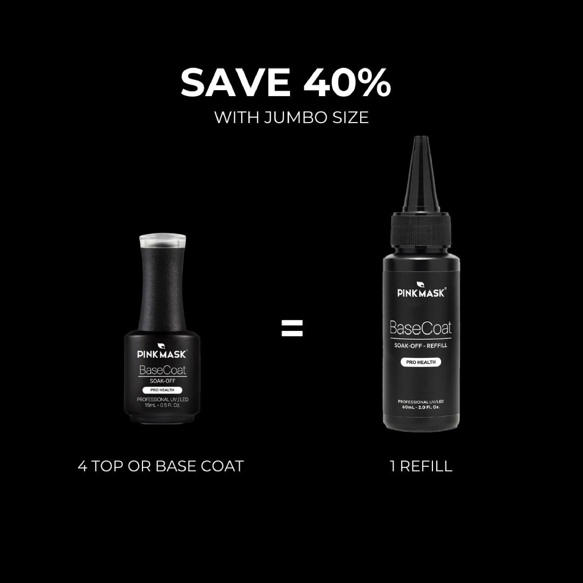 Clear Base Coat Refill - 2 oz