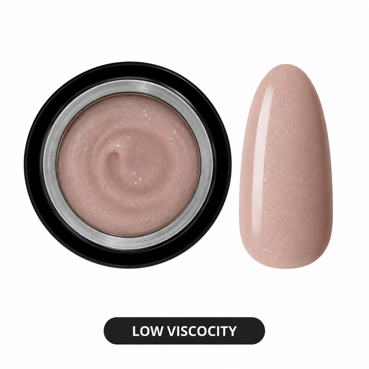 Builder Gel in a Pot - Shimmer Nude