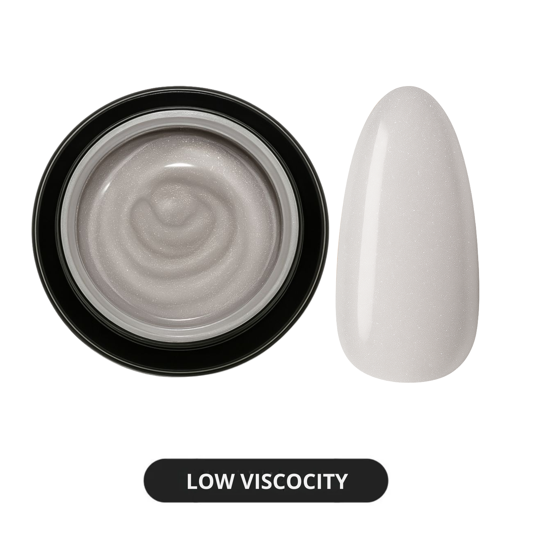 Builder Gel in a Pot - Shimmer Grey