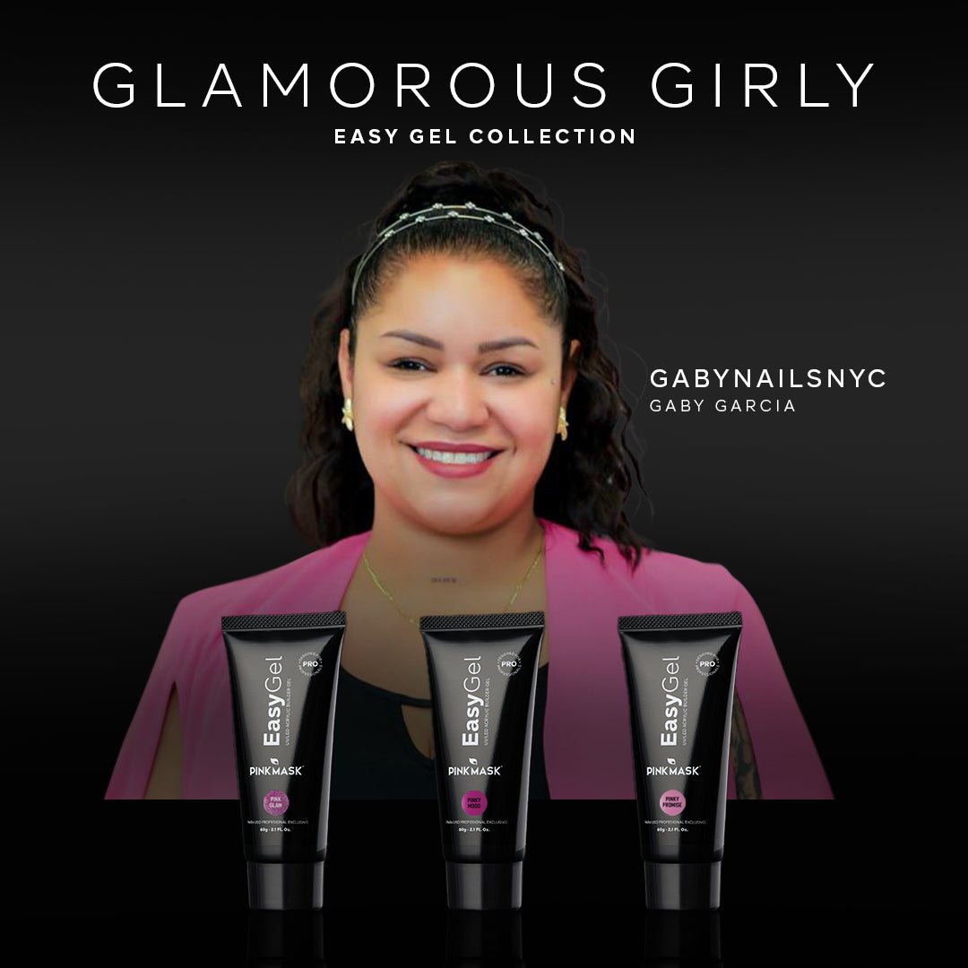 Easy Gel - Pink Glam - Glamorous Girly - 2 oz