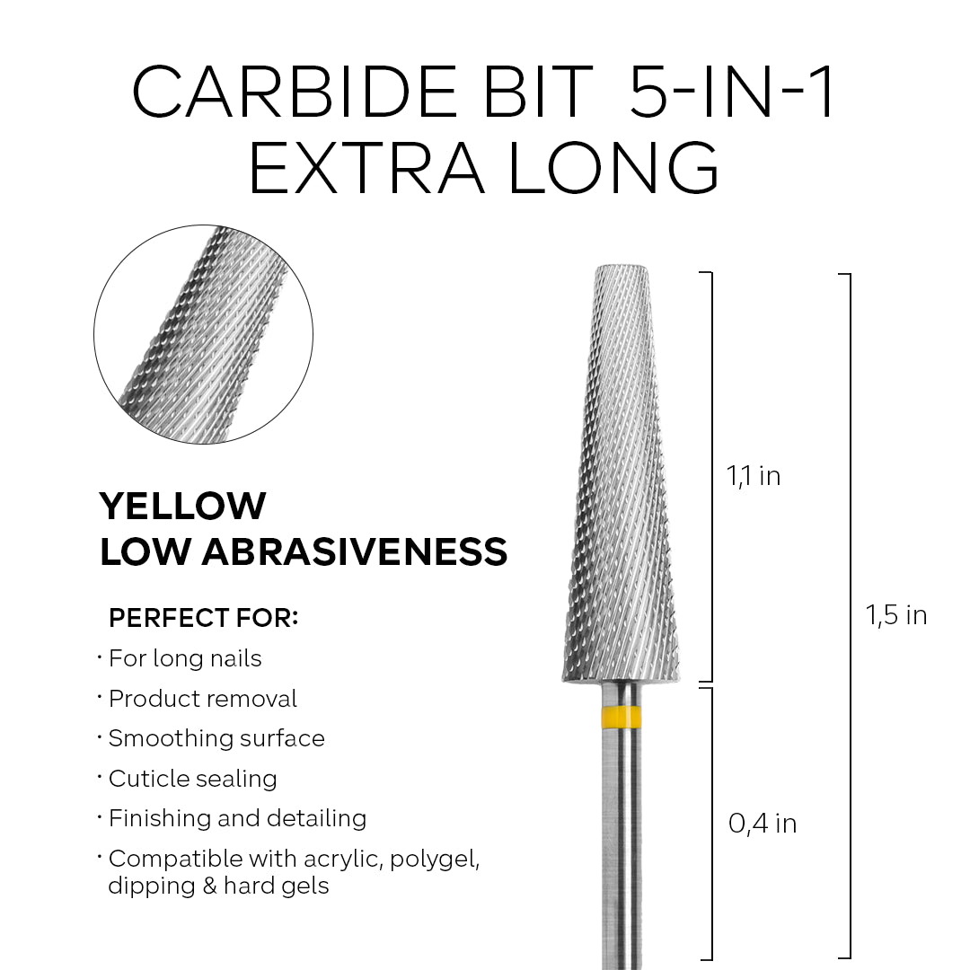 Carbide Bit - 5-in-1 Extra Long