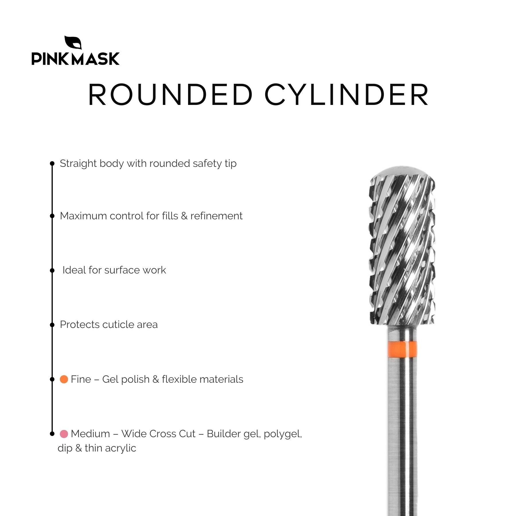 Carbide Bit - Rounded Cylinder