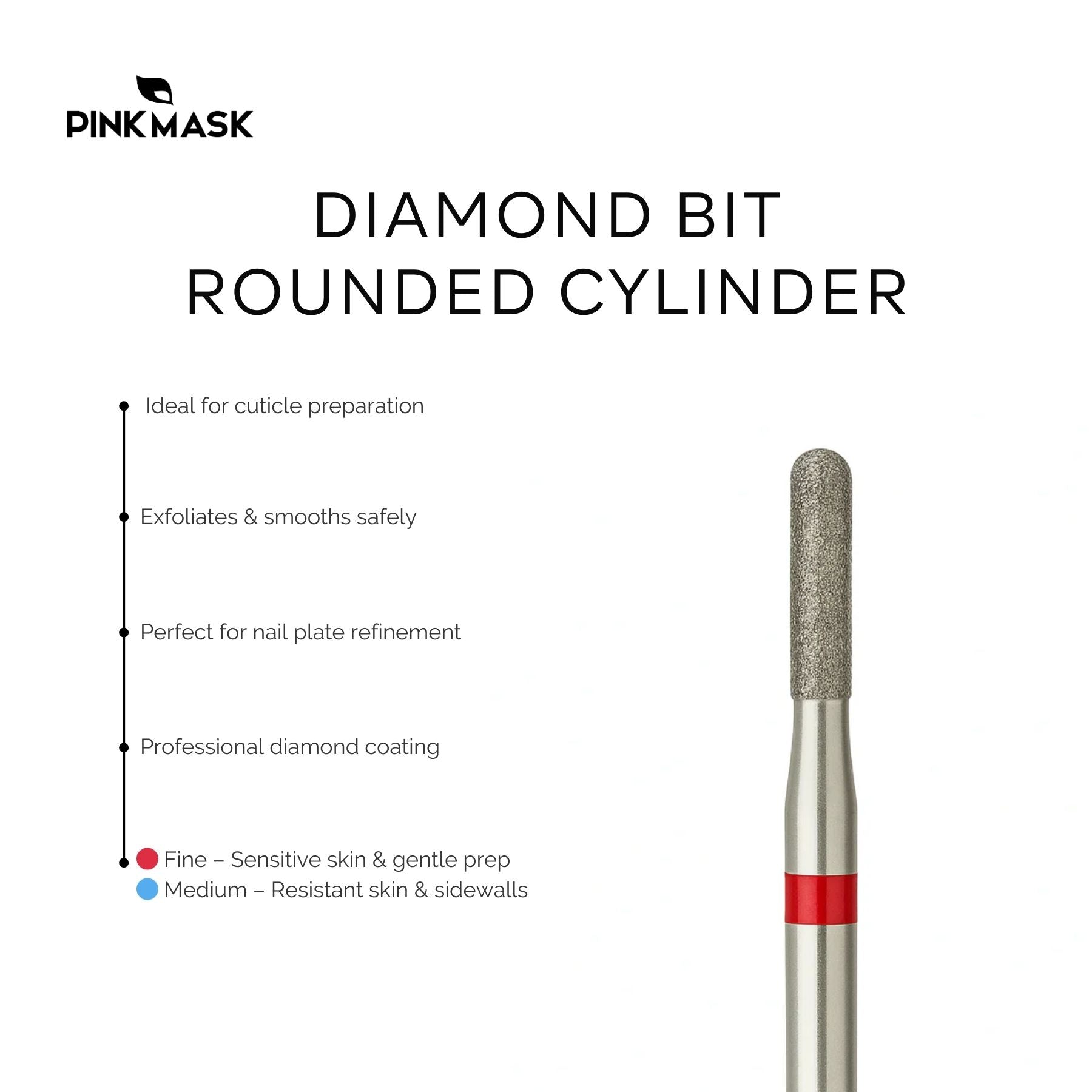Diamond Bit - Rounded Cylinder