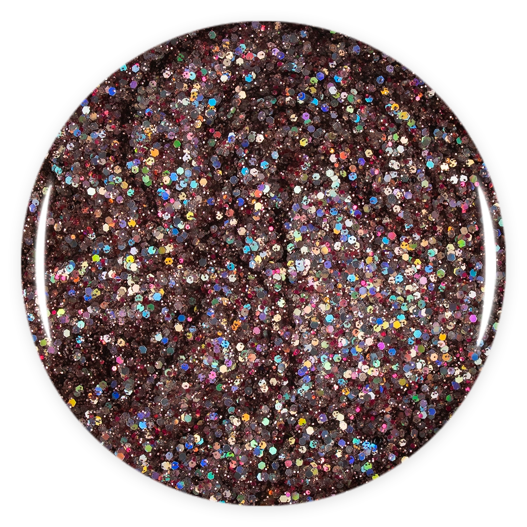 Gel Color - Pink Mask - Brown_Marron_ nail polish - esmalte