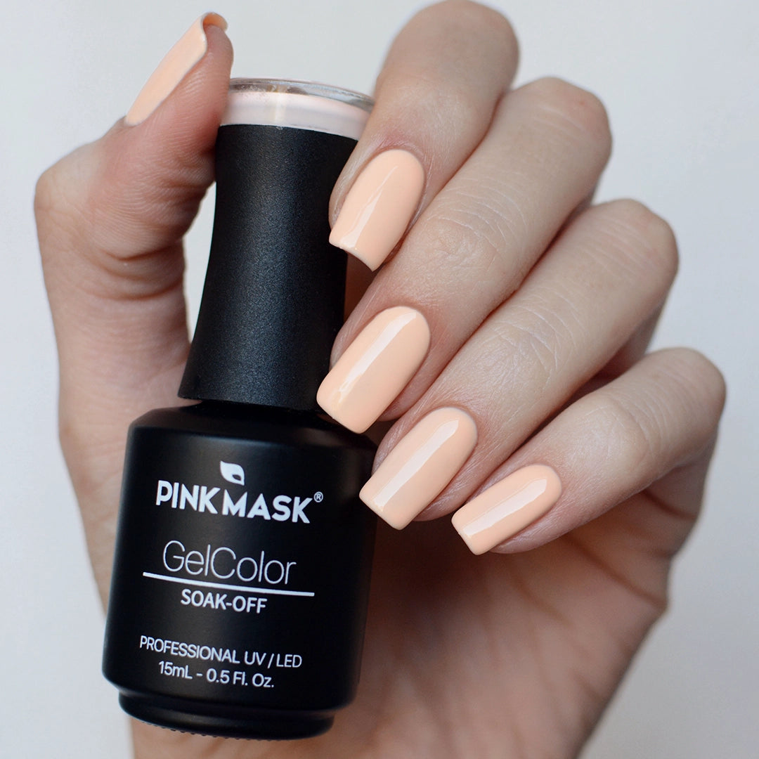 Gel Color - Pink Mask - vibrant nail polish