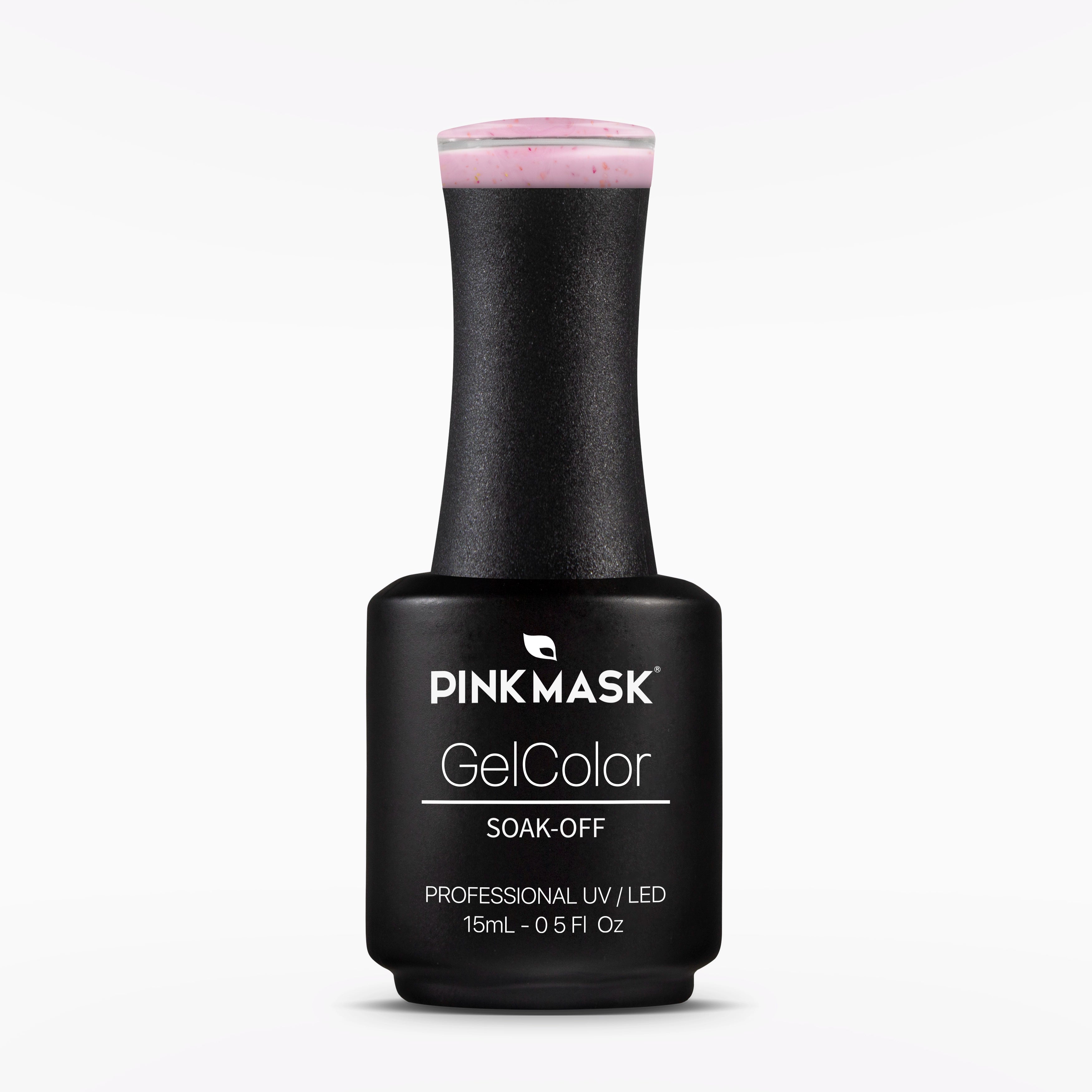 Gel Color - Pink Mask - pink -nail polish - esmalte