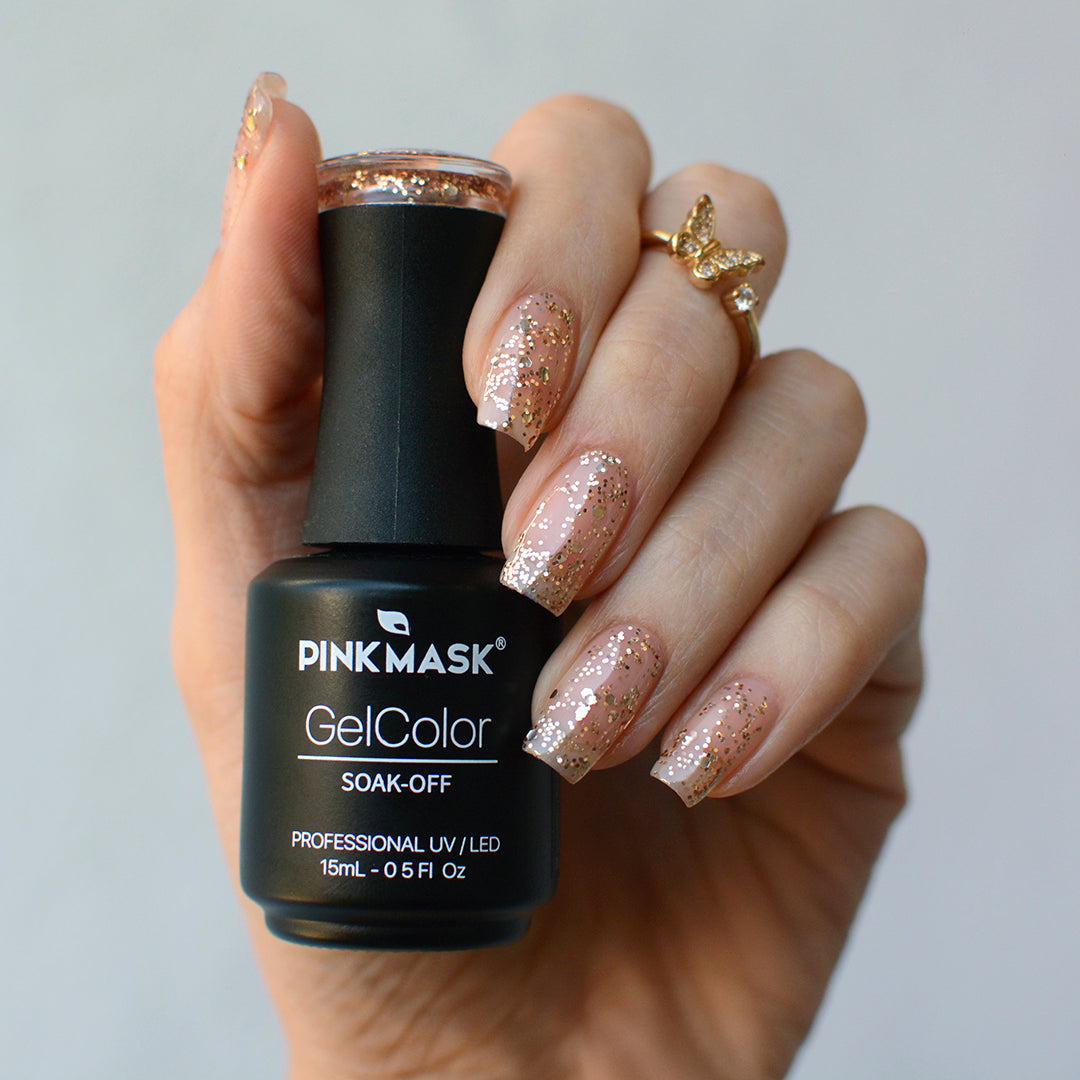 Gel Color - Pink Mask - vibrant nail polish