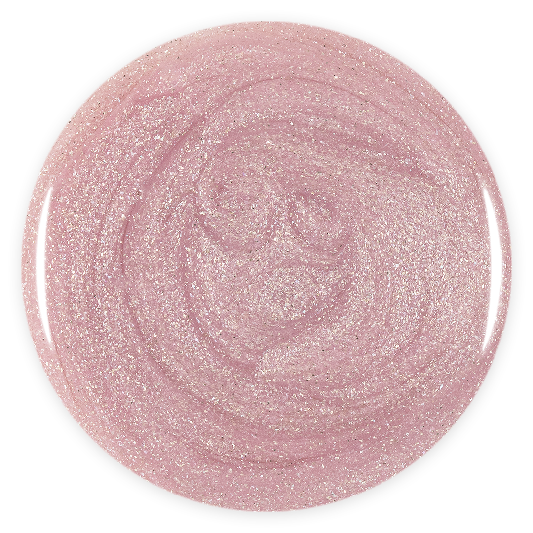 Rubber Base Coat - Sparkly Rose