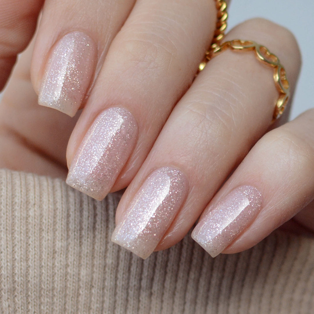 Rubber Base Coat - Sparkly Gold