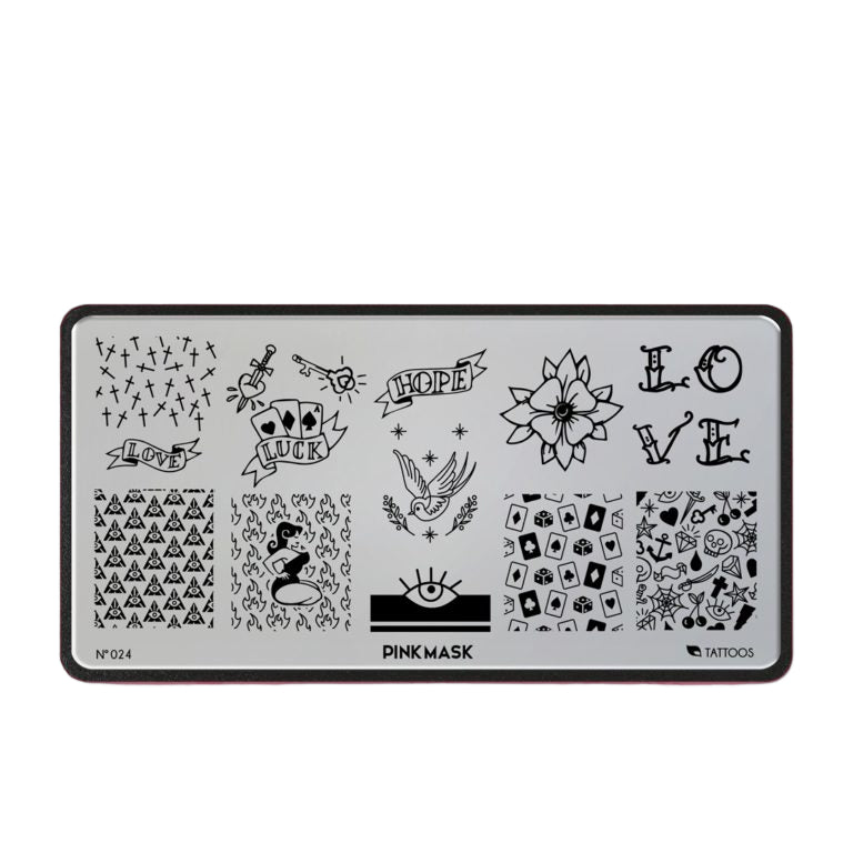 Stamping Plate: TATTOOS