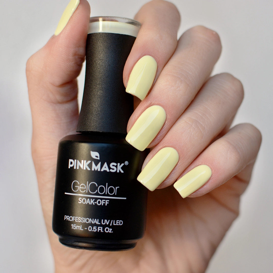 Gel Color - Pink Mask - vibrant nail polish