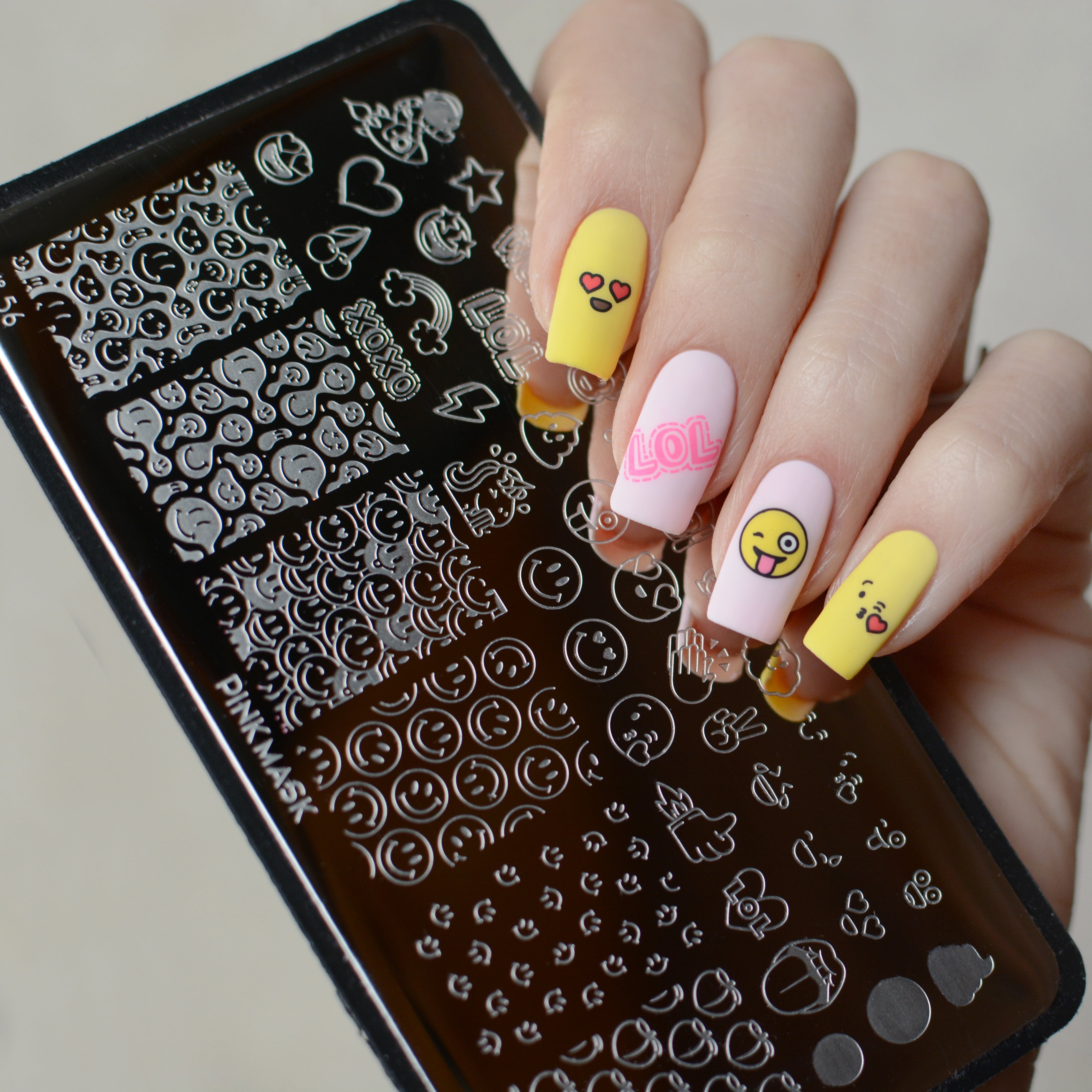Placa de Stamping Smile #56