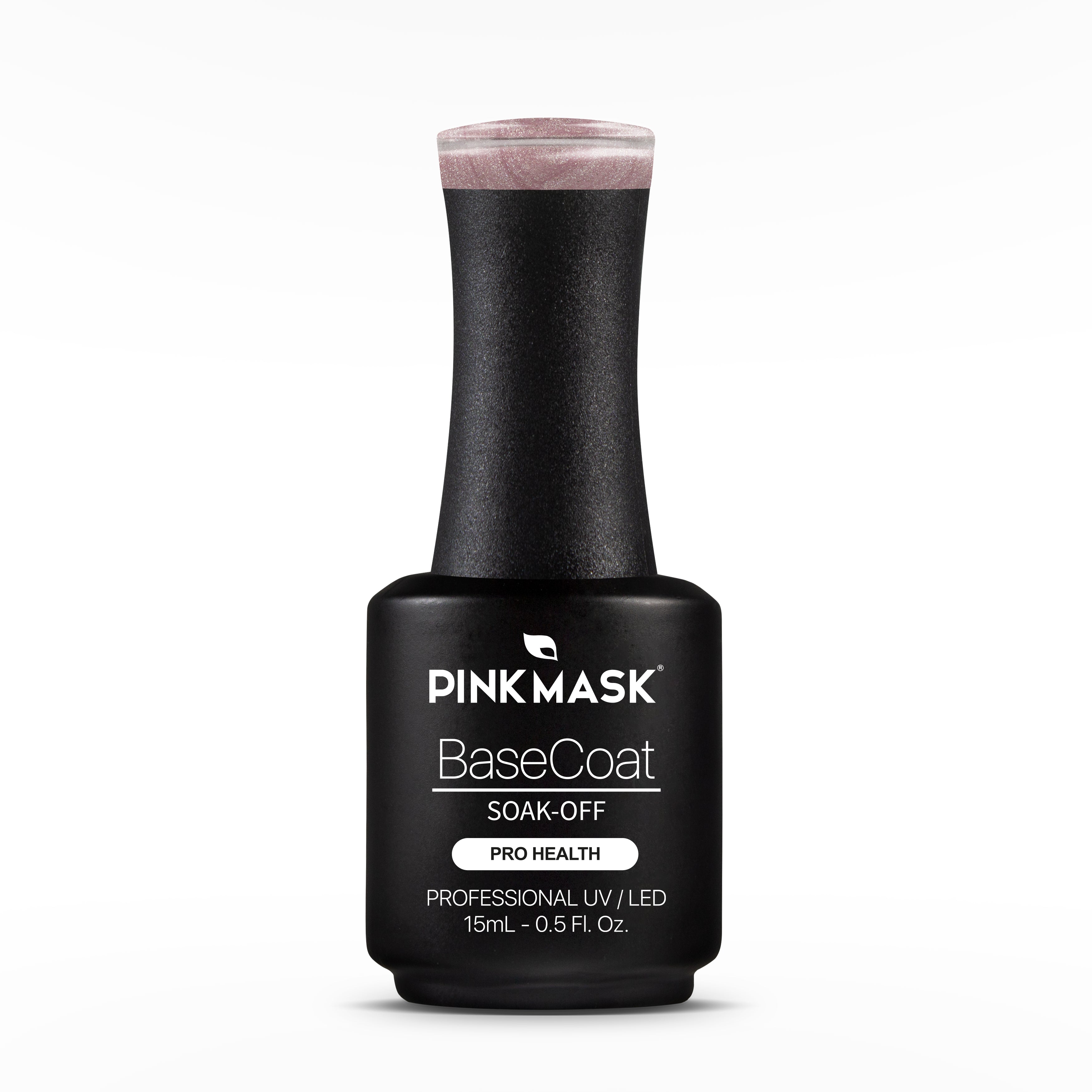 Rubber Base Coat - Sparkly Rose