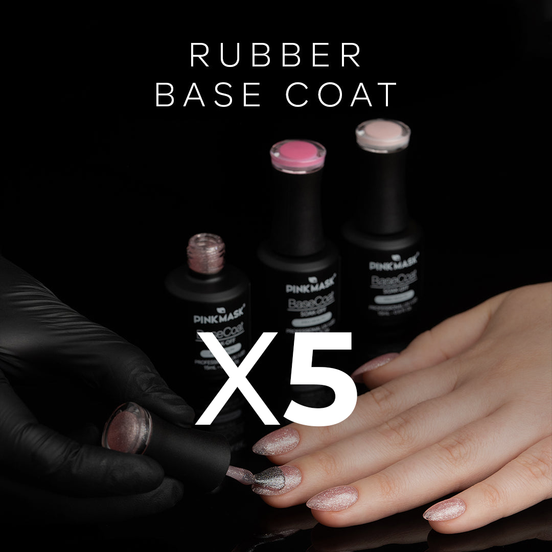 Rubber Base Coat Bundle x5