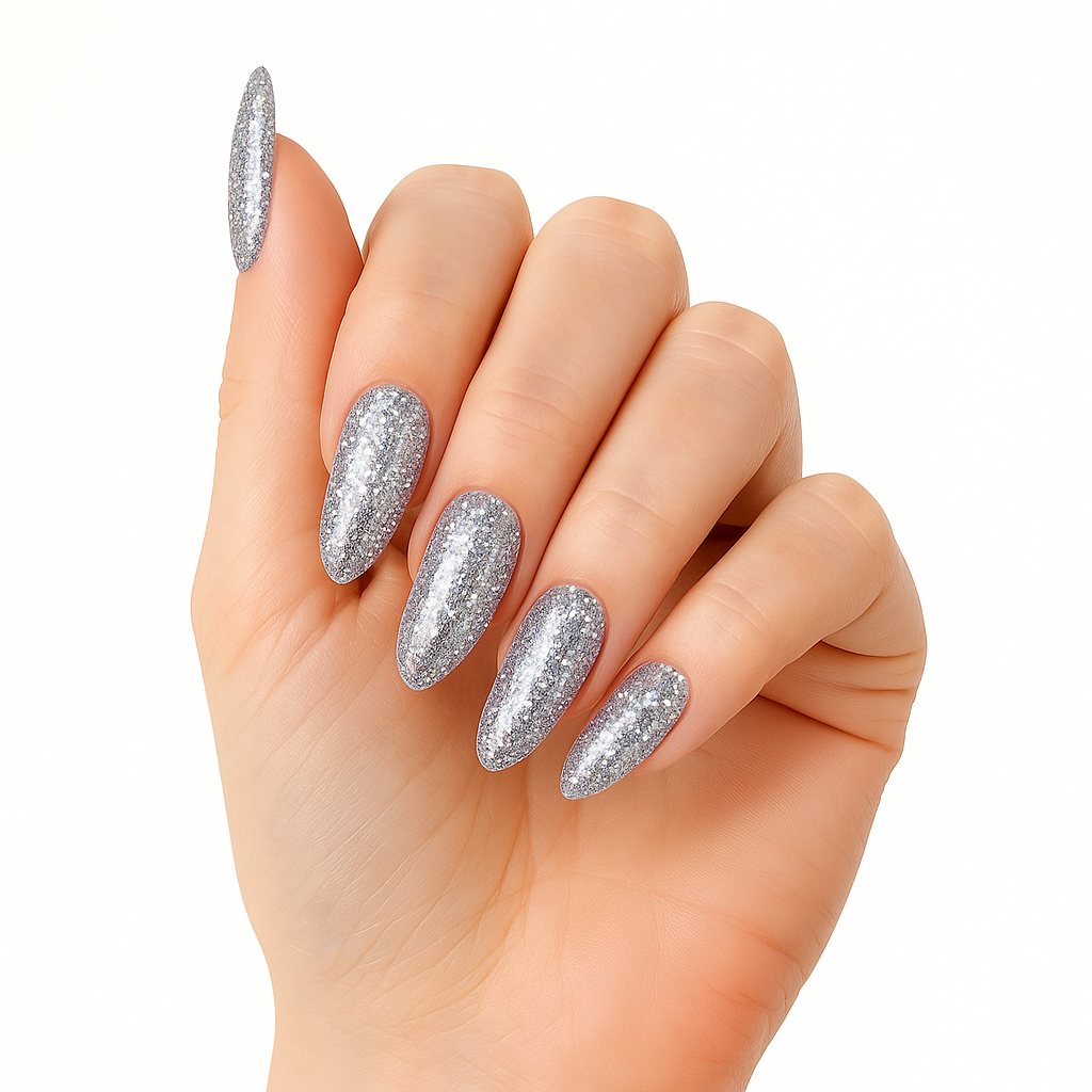 Easy Gel – Sparkly Silver - 2 oz