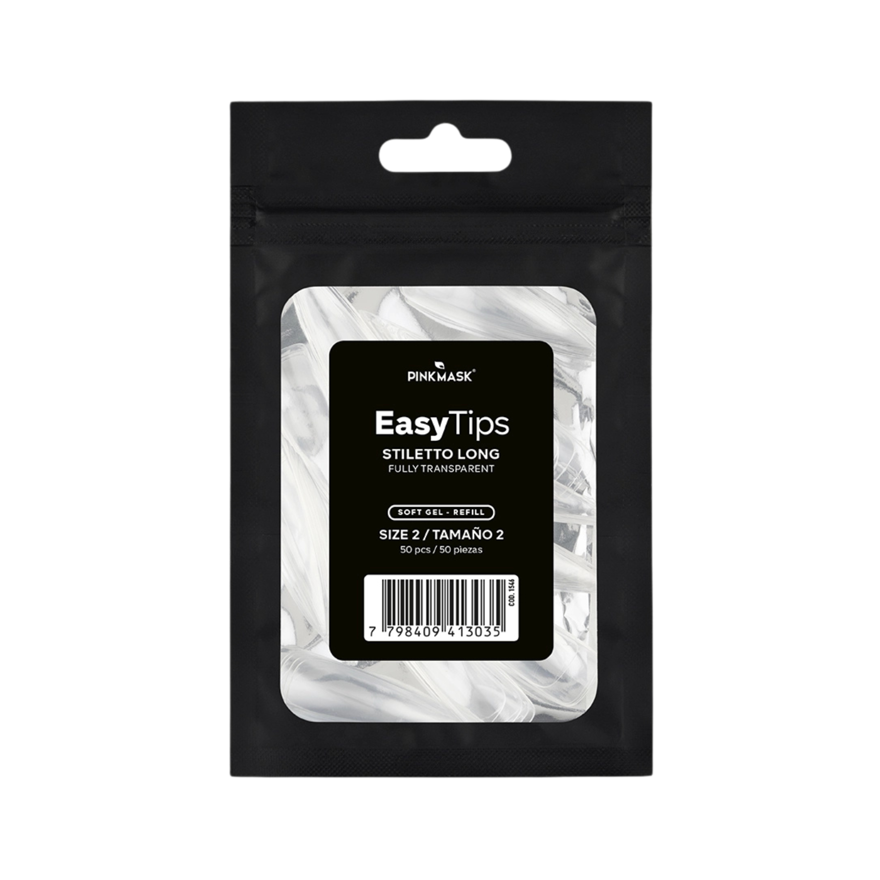 Easy Tip - Stiletto Long - Refill