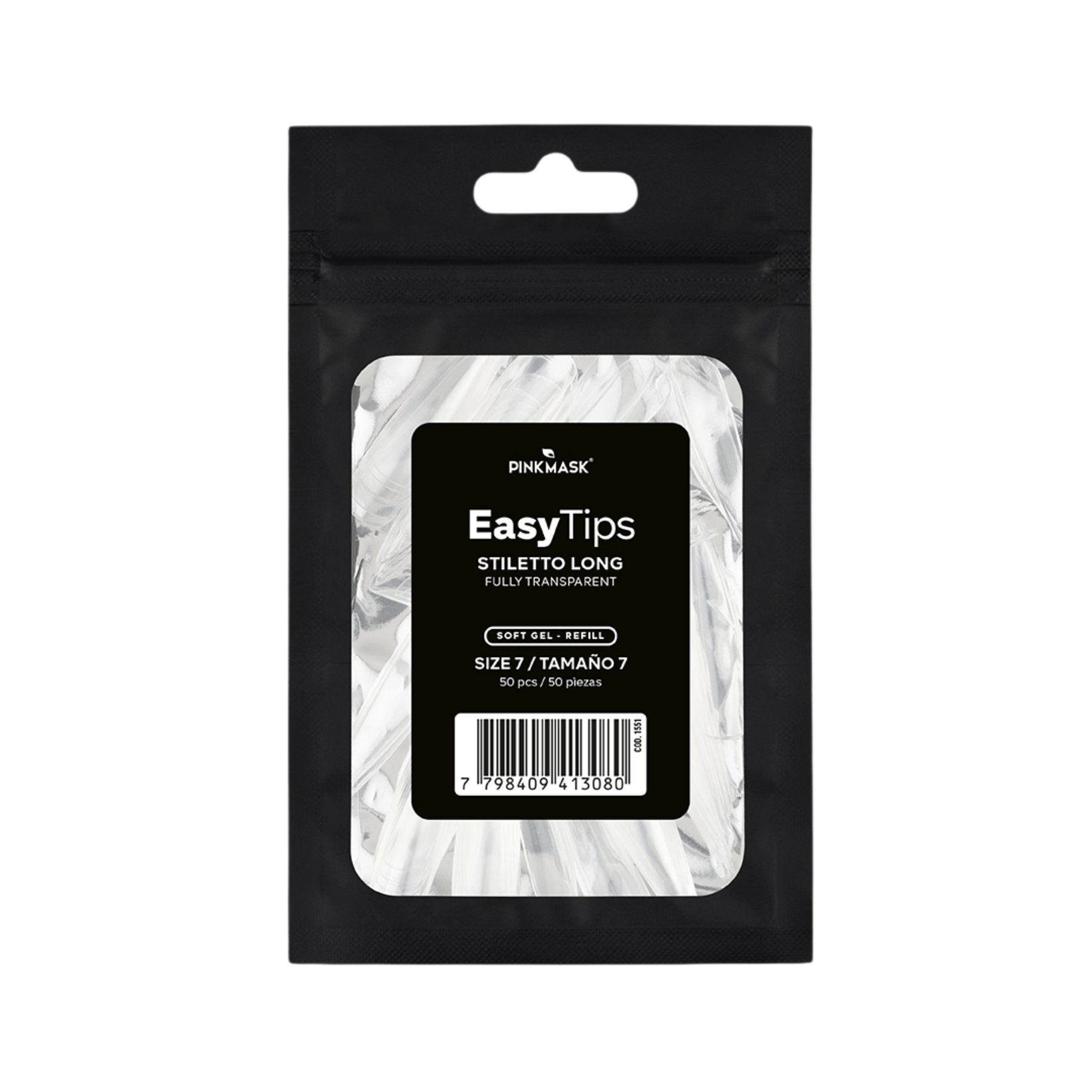 Easy Tip - Stiletto Long - Refill