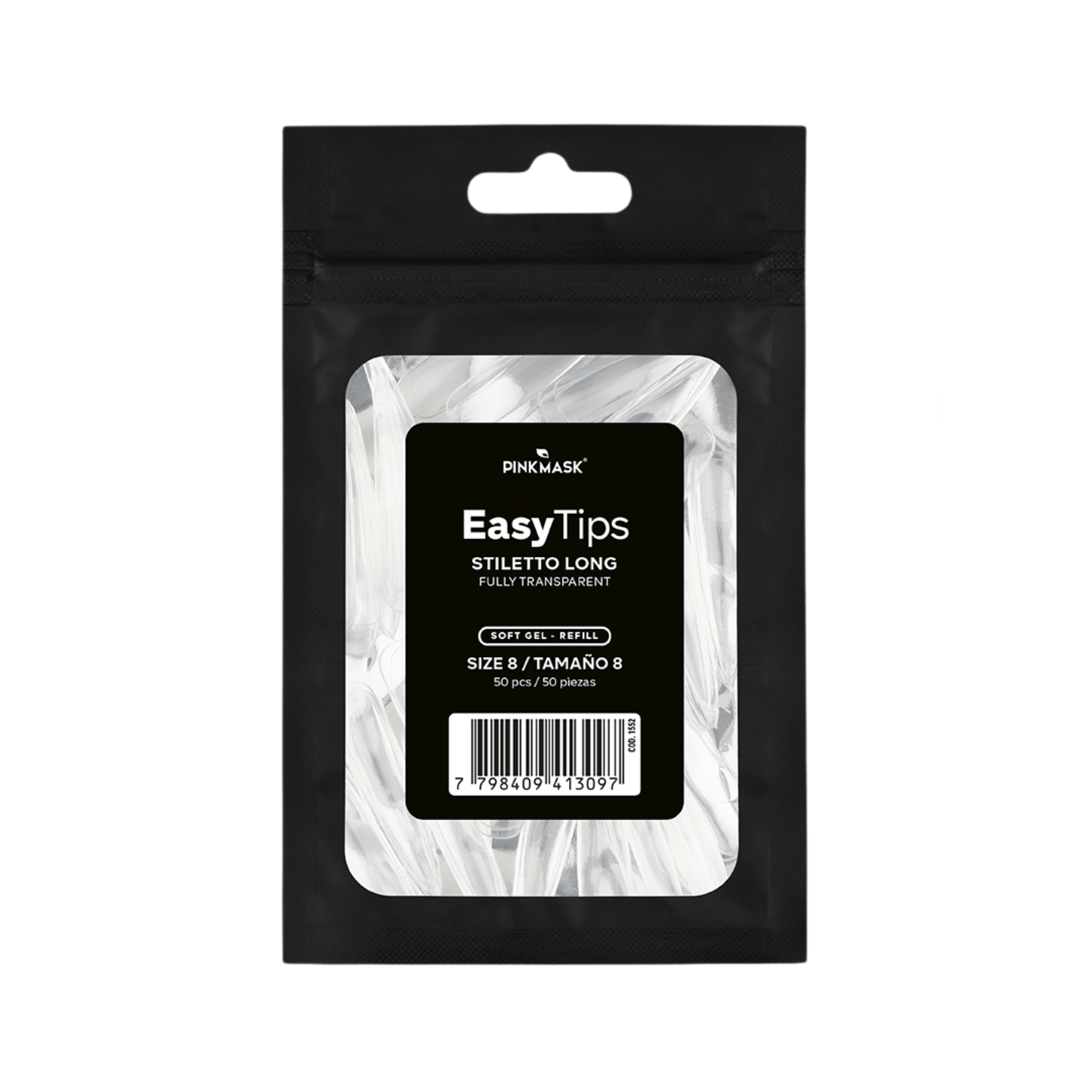 Easy Tip - Stiletto Long - Refill