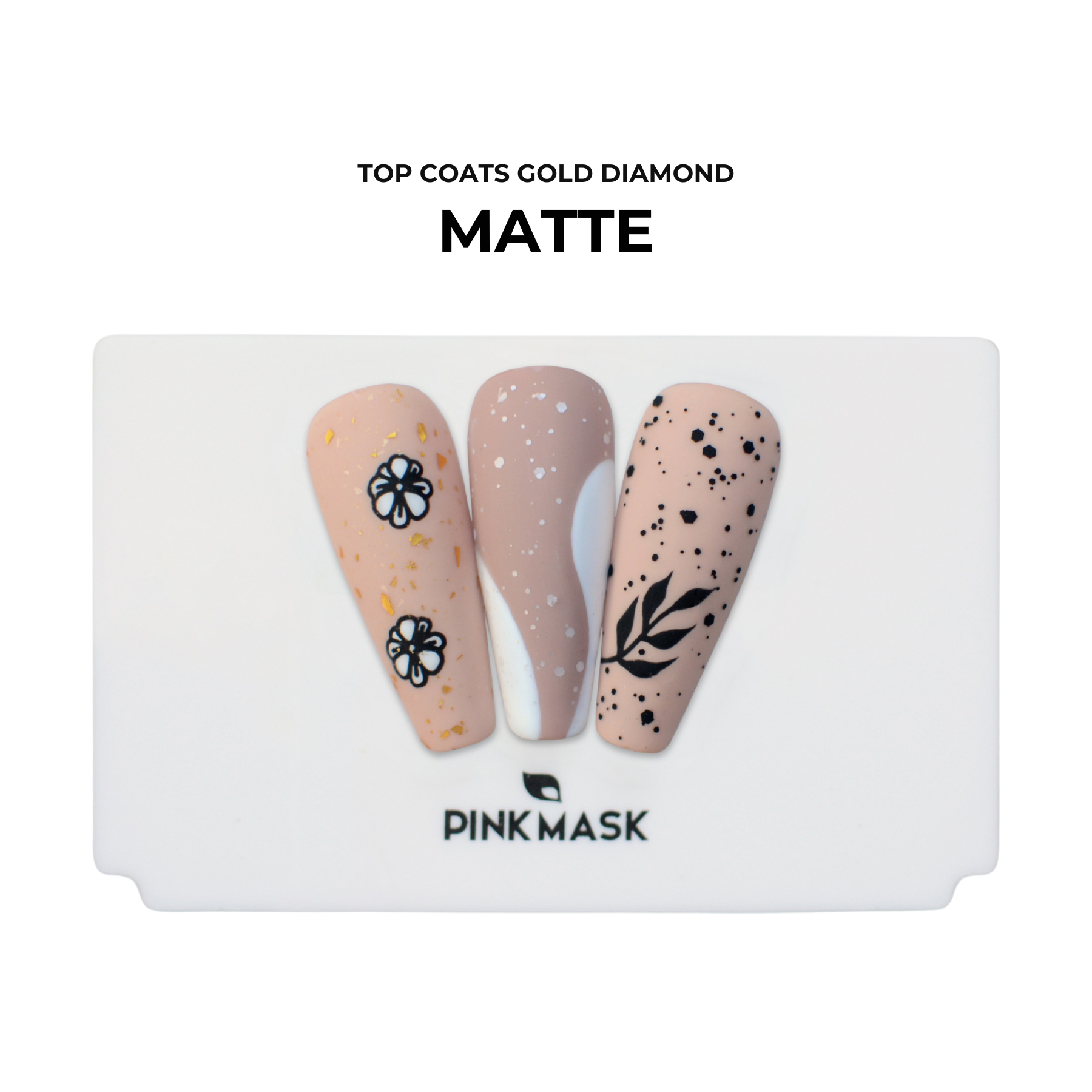 Top Coat - Gold Diamond Matte #3