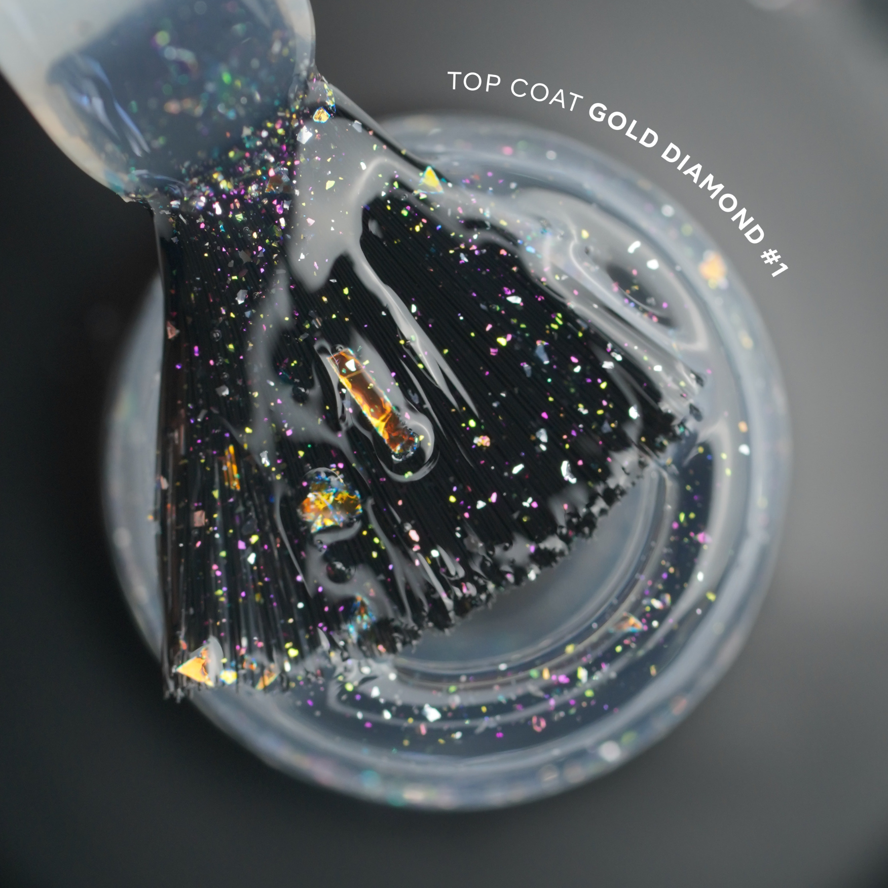 Top Coat - Gold Diamond #1