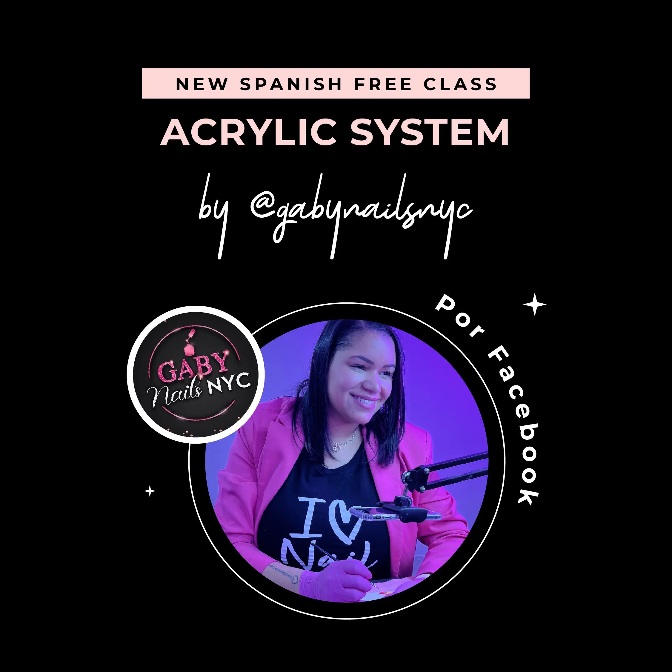 Clase Grabada: Sistema Acrílico by Gaby