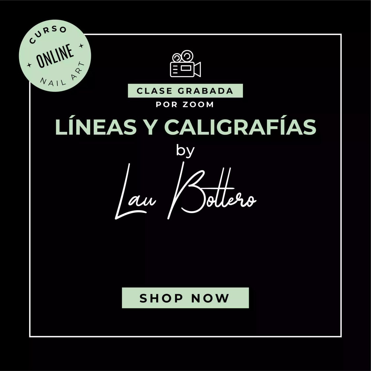 Clase Grabada: Líneas y Caligrafías by Lau Bottero