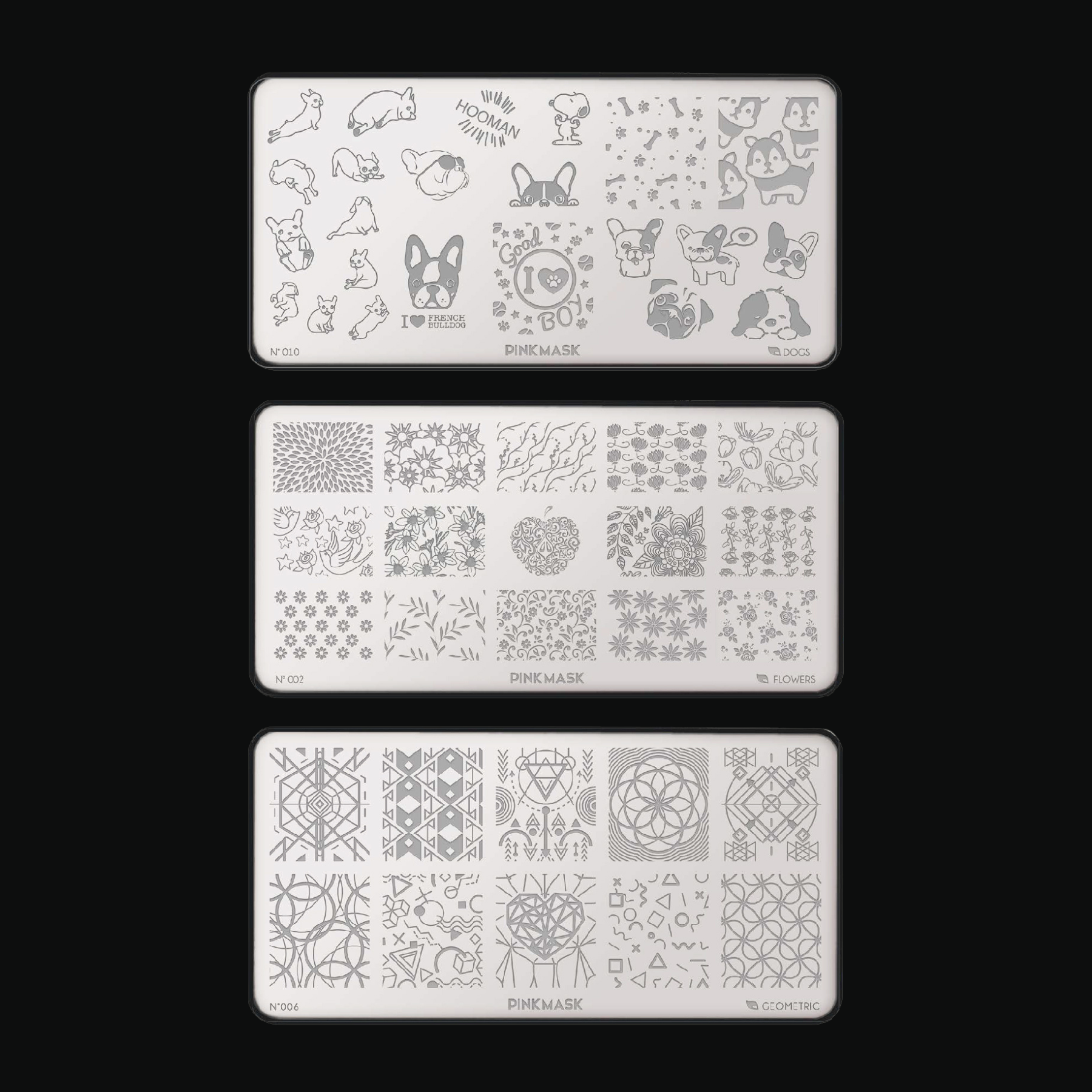 Stamping Plates Bundle x3
