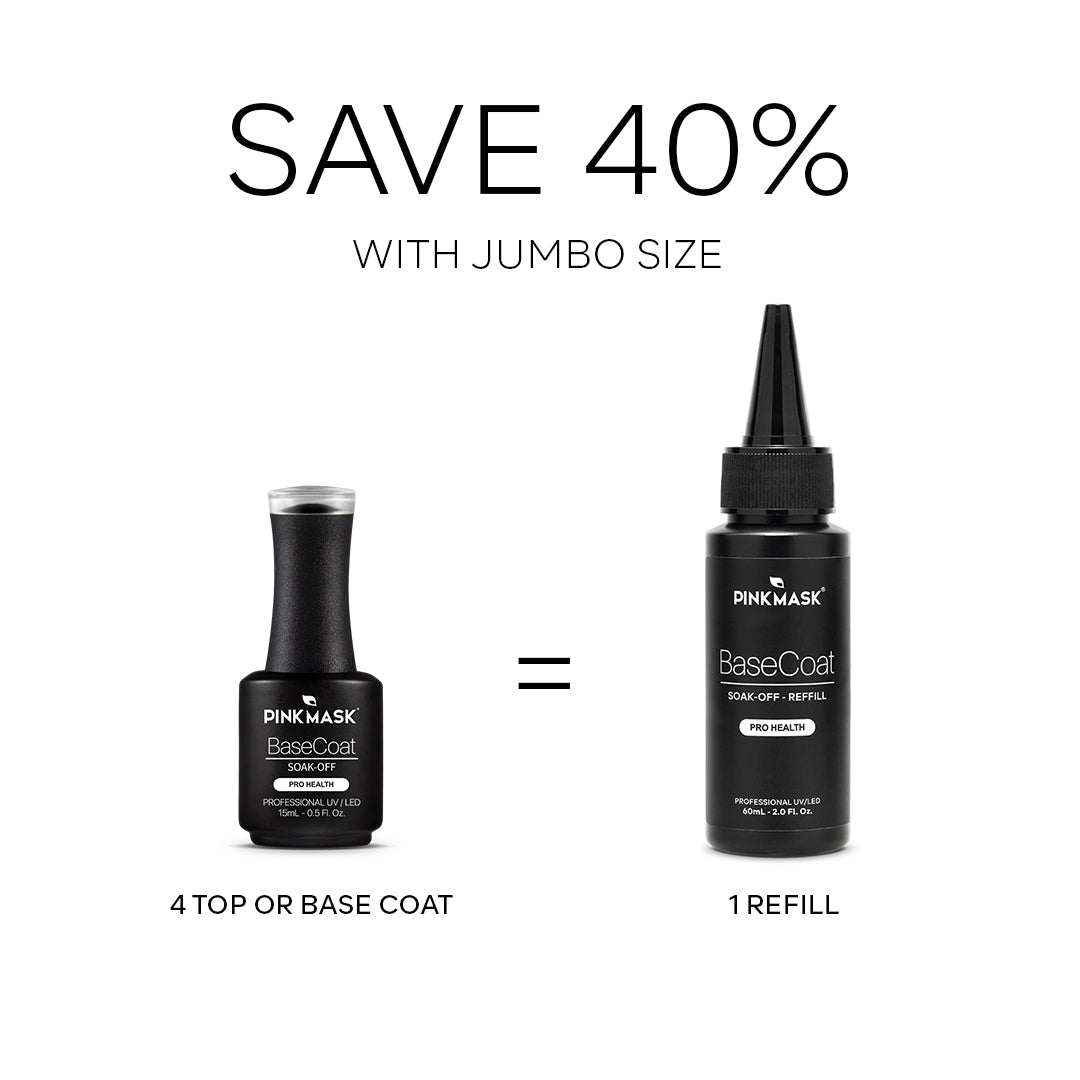 Refill Top Coat_For nails_ Pink Mask
