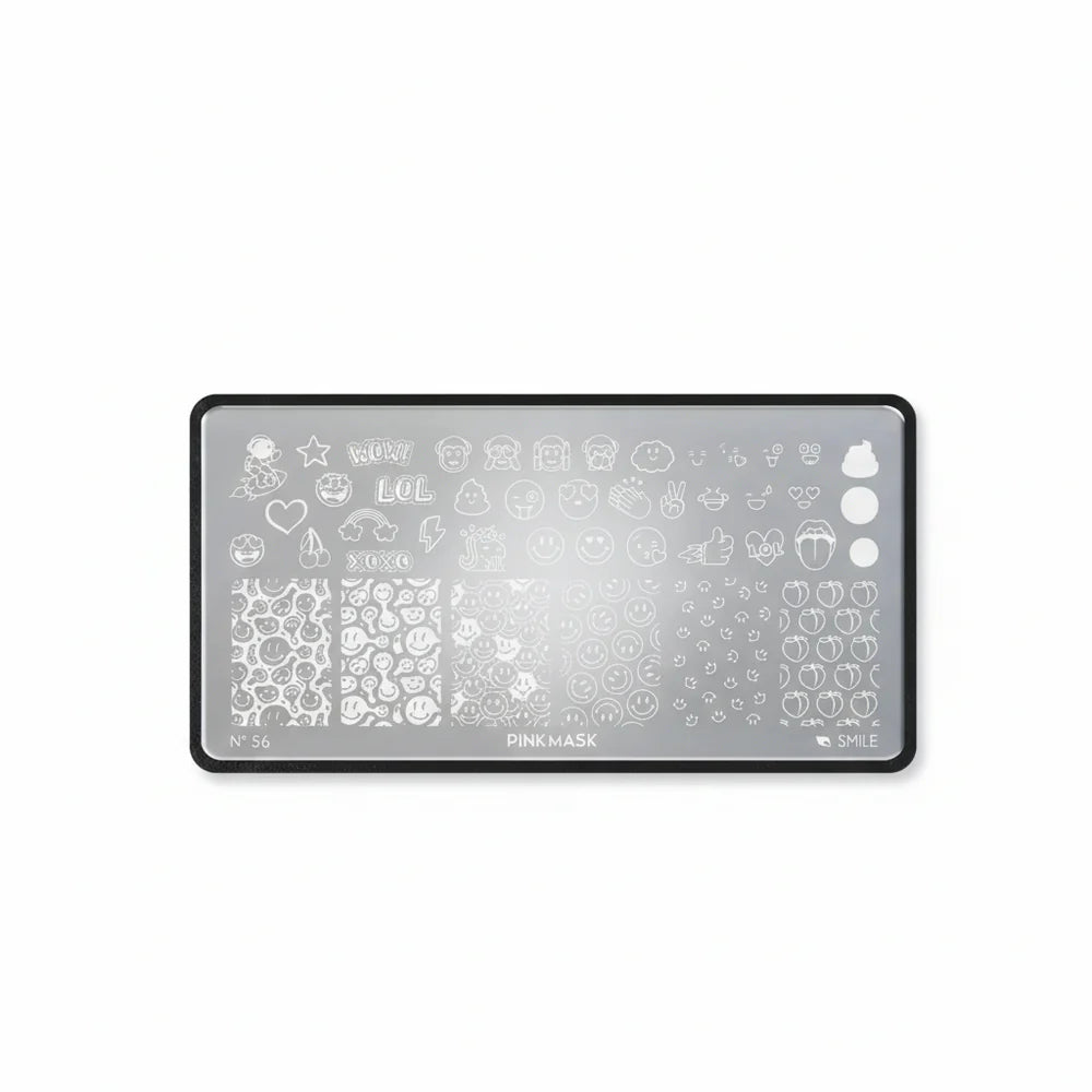 Placa de Stamping Smile #56