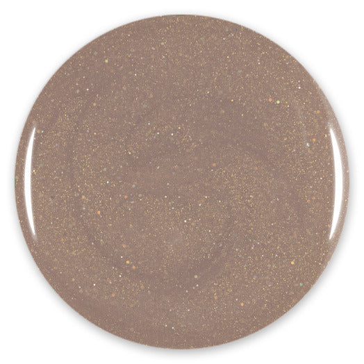 Gel Color - Rubber Base Coat - Sparkly Sand - Pink Mask USA - Gel Polish