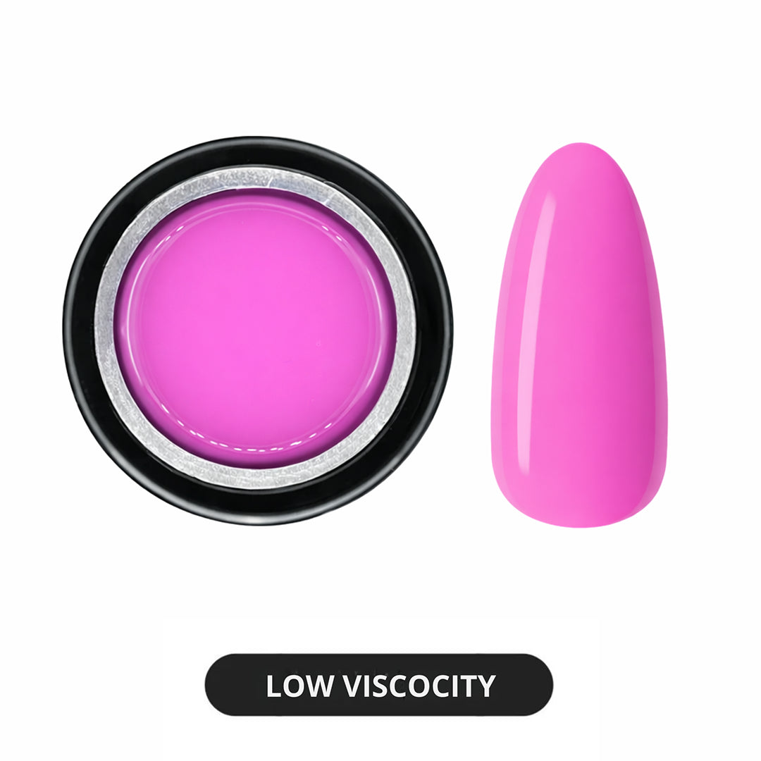 Builder Gel in a Pot - Pink Mask - gel for sculpting and nail repair.