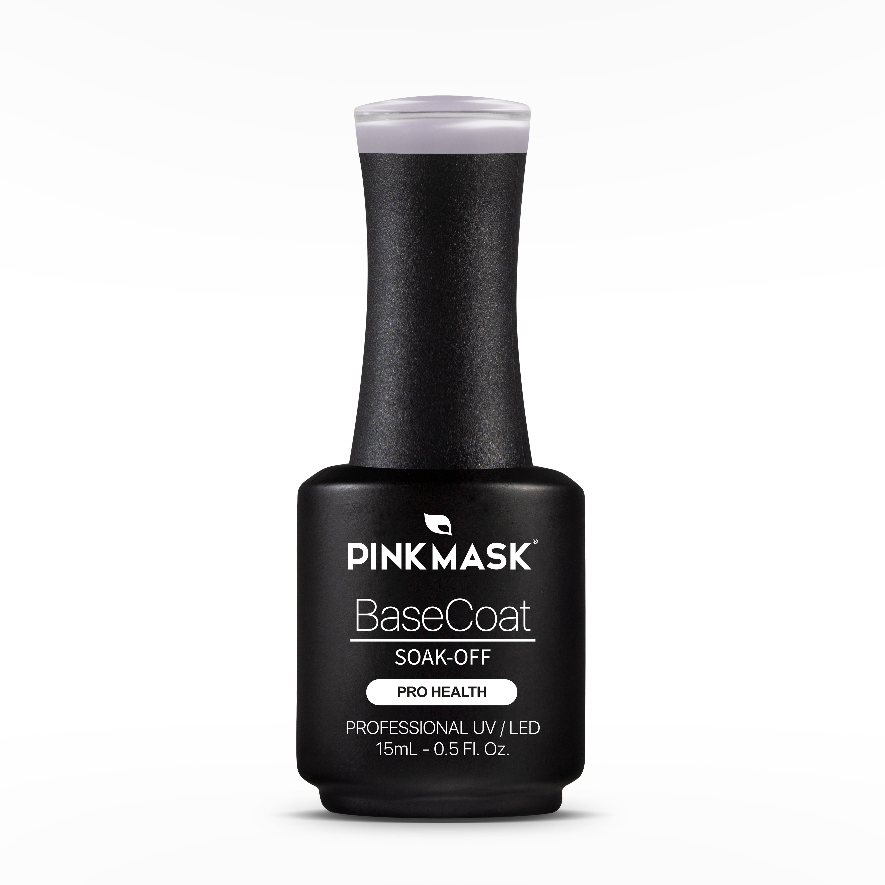 Color Base Coat - Pink Mask - vibrant nail color in 2 steps