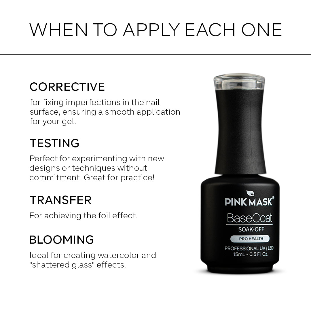 Blooming Base Coat - Pink Mask - ideal for watercolor effects