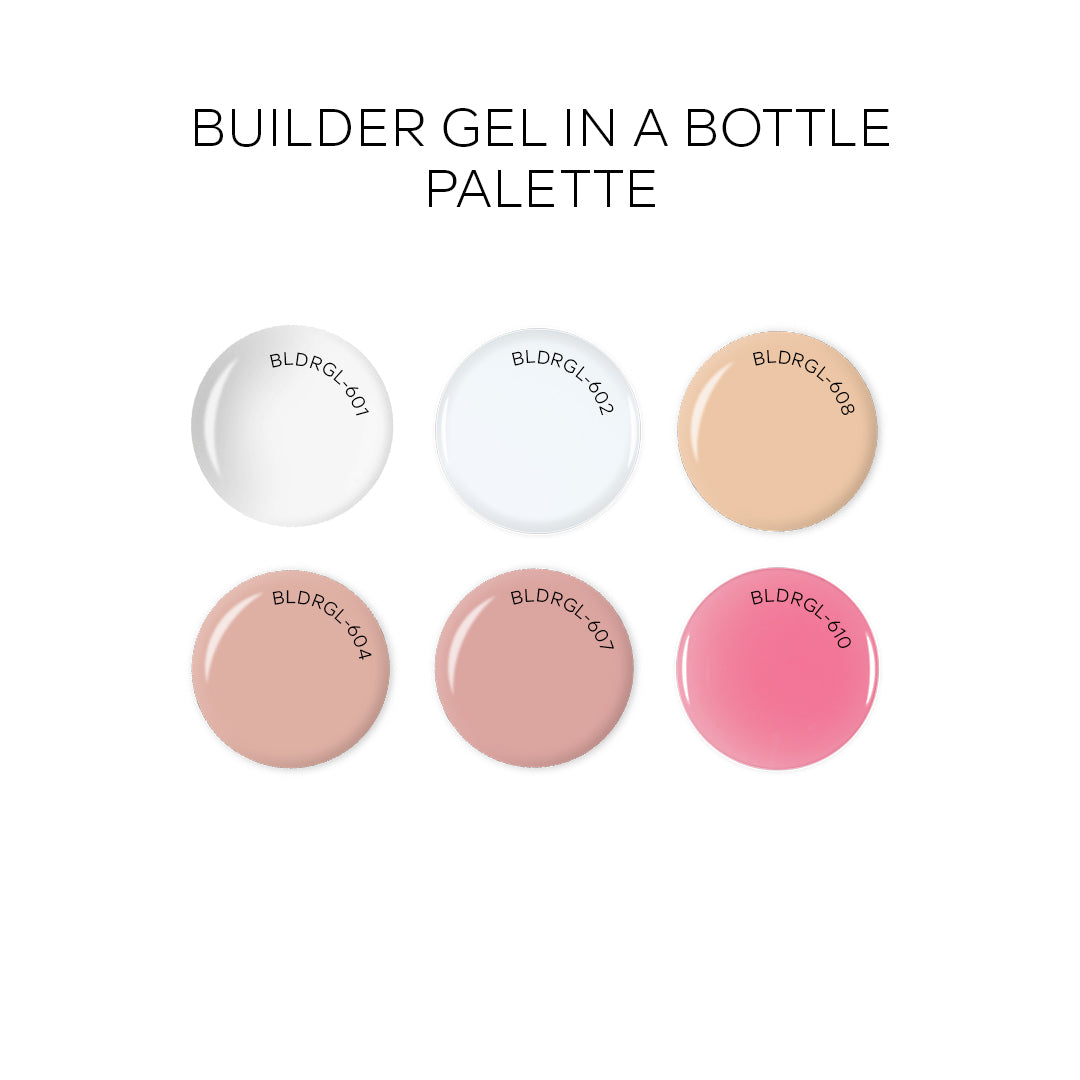 Builder Gel in a Bottle - Pink Mask - gel for sculpting, leveling, and repairing nails