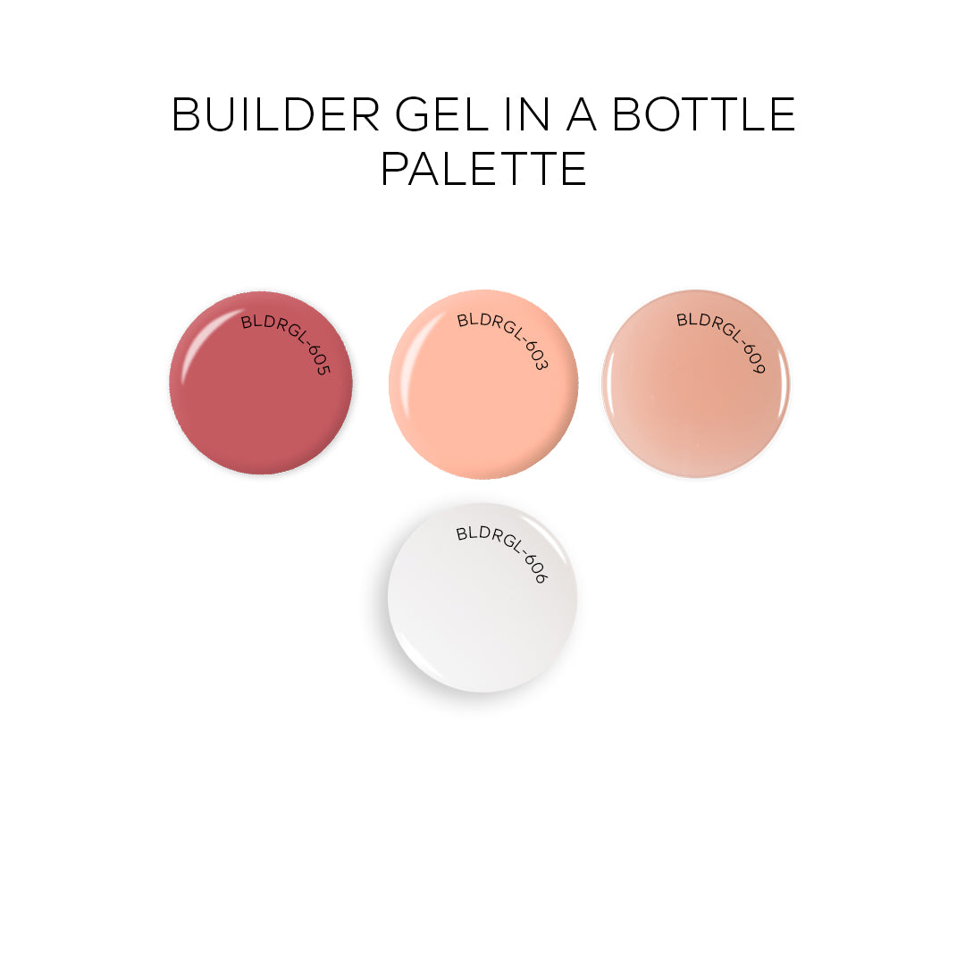 Builder Gel in a Bottle - Pink Mask - gel for sculpting, leveling, and repairing nails