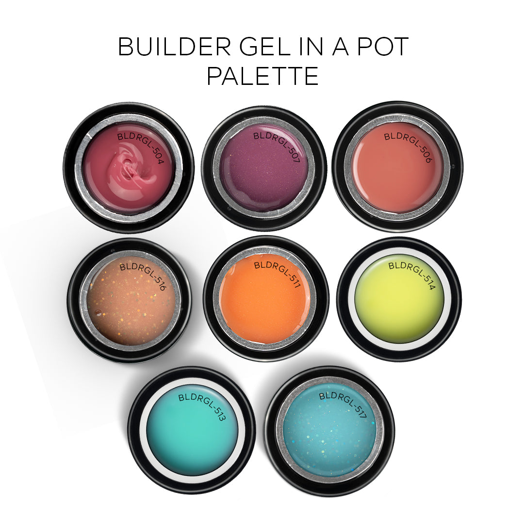 Builder Gel in a Pot - Pink Mask - gel for sculpting and nail repair