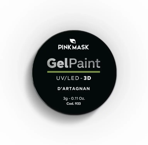 Gel Paint - Pink Mask - ultra-high pigmentation gel for freehand nail artwork and precise designs