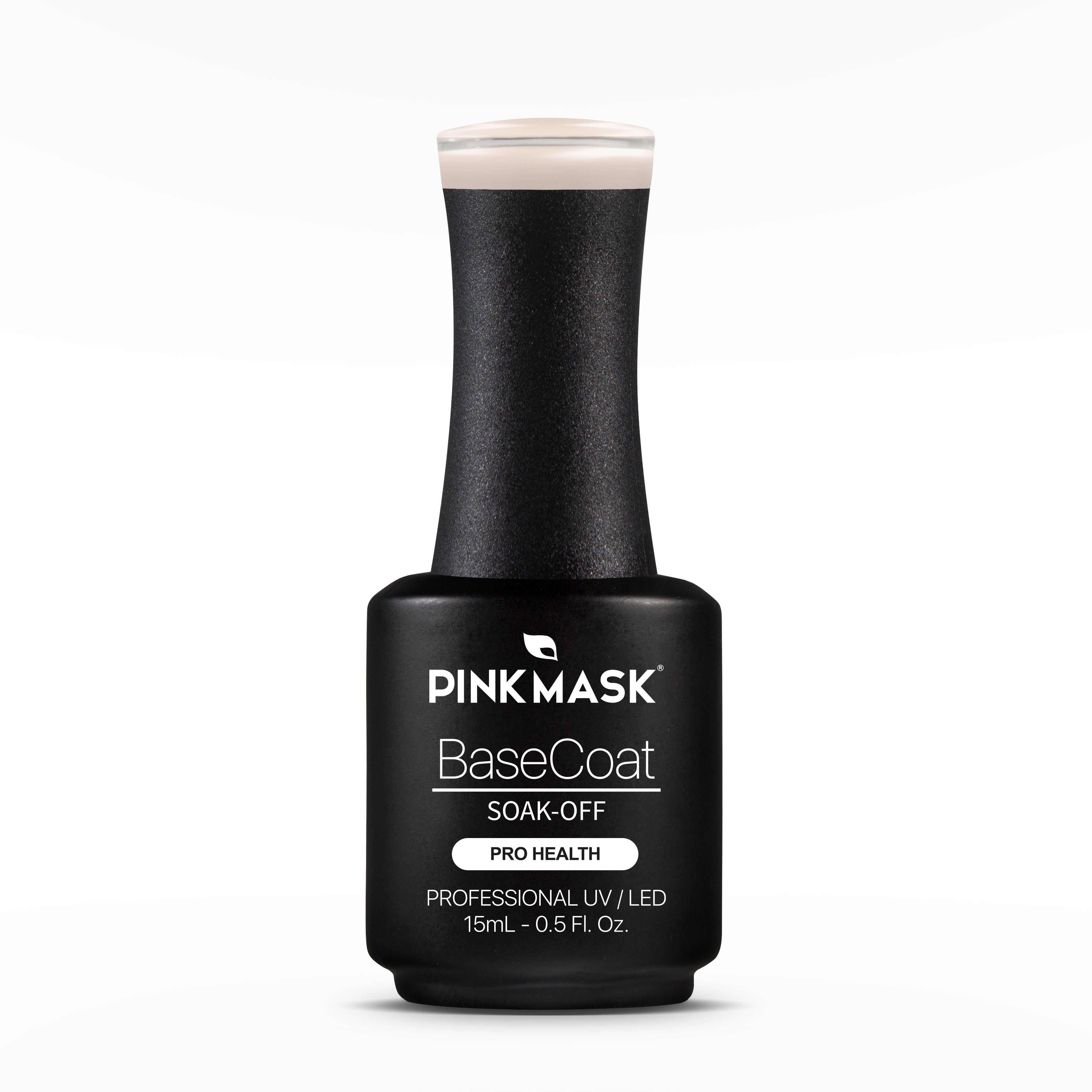 Color Base Coat - Pink Mask - vibrant nail color in 2 steps