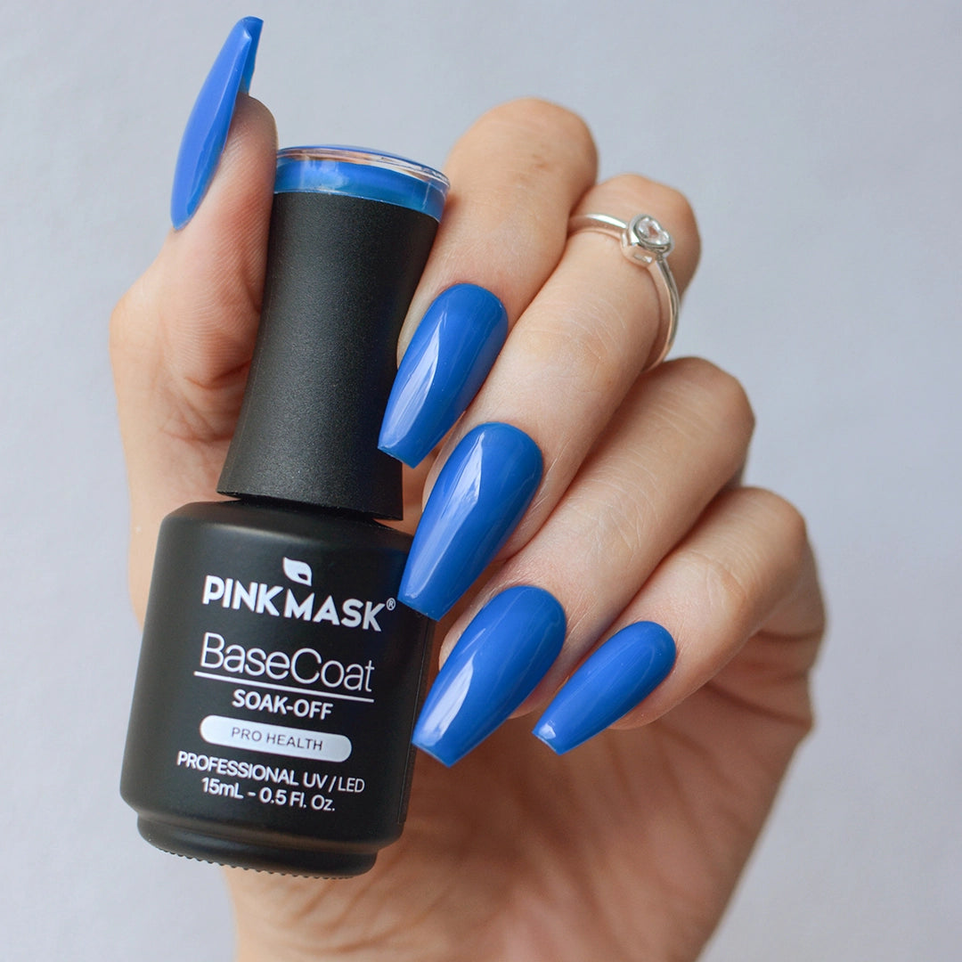Color Base Coat - Pink Mask - vibrant nail color in 2 steps
