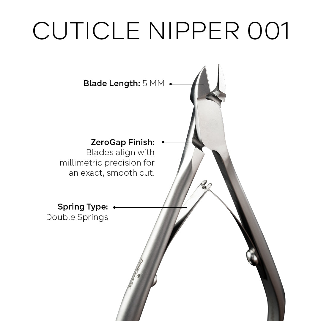 Professional Cuticle Nipper - Pro Line Half Jaw 5 mm