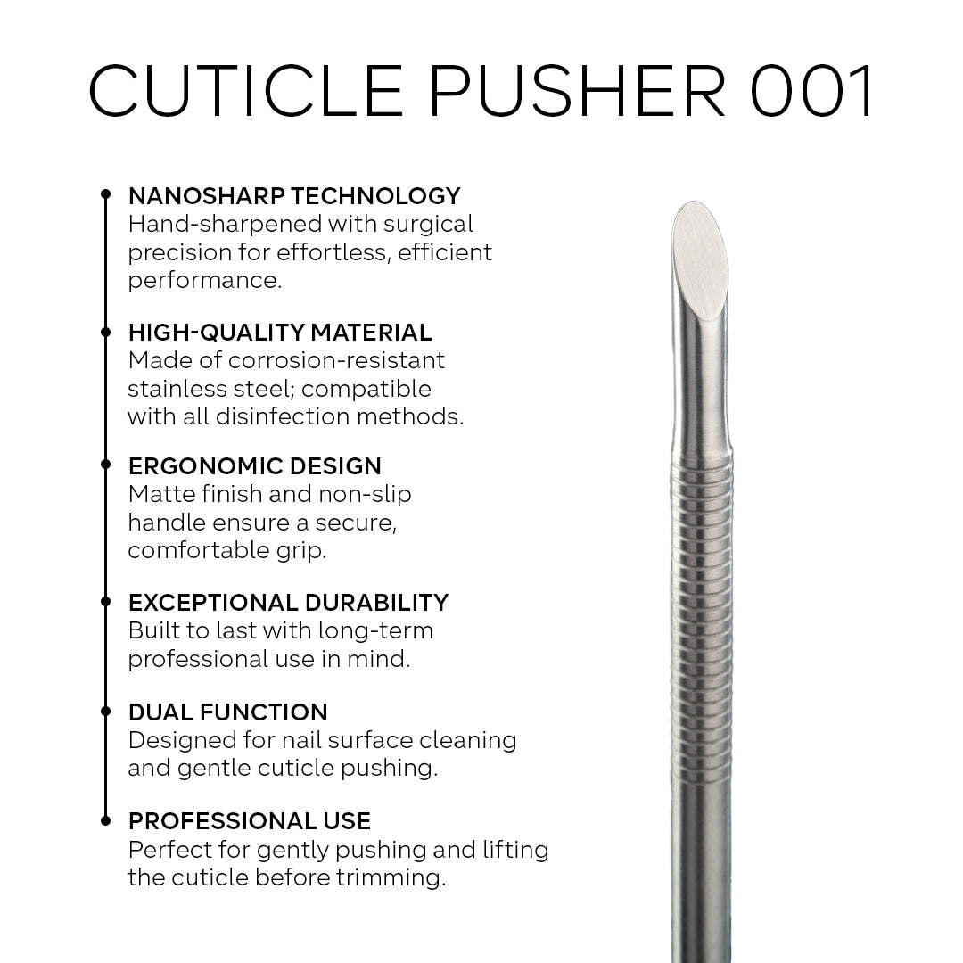 Cuticle Pusher - Pro Line Rectangular Blade