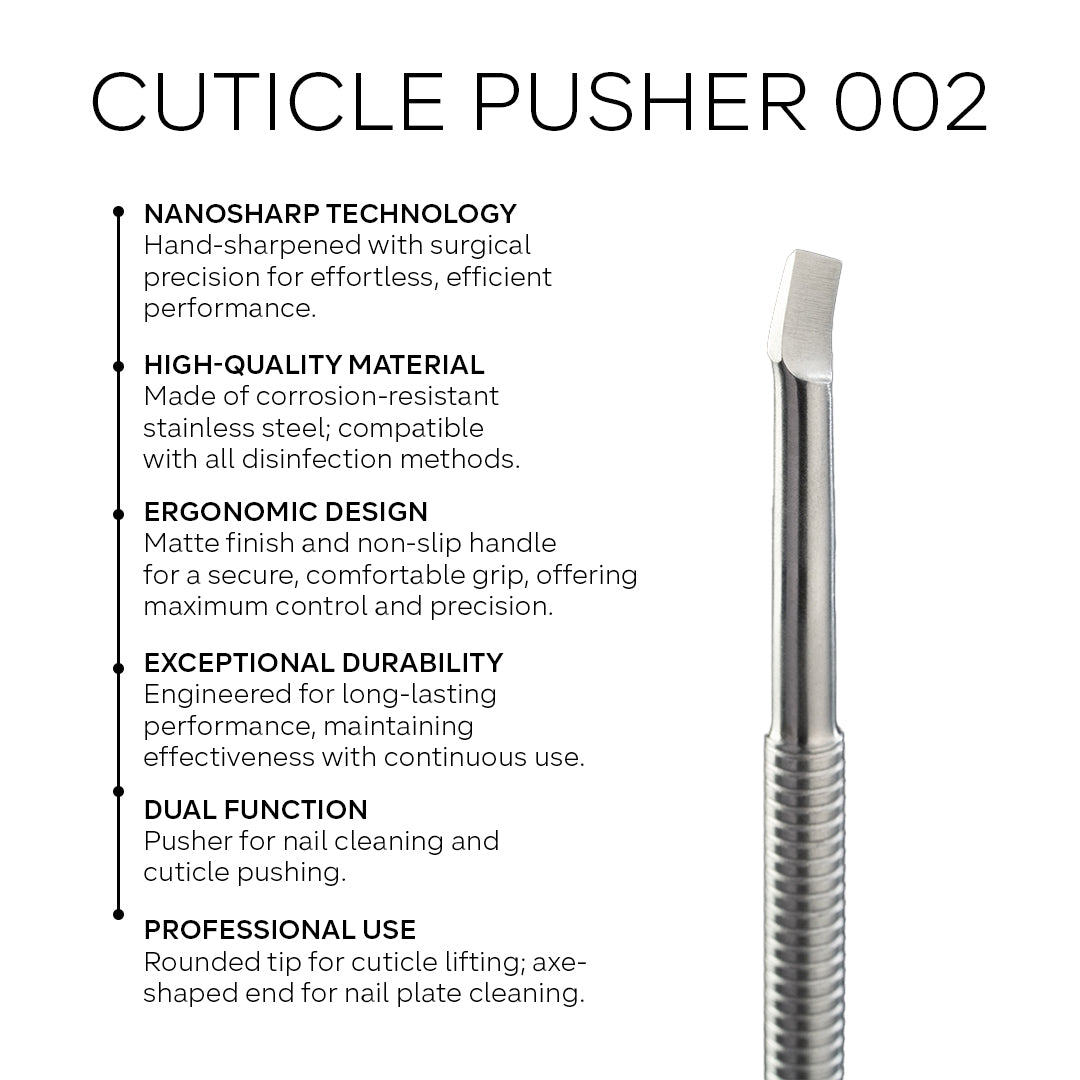 Cuticle Pusher - Pro Line Bent Blade