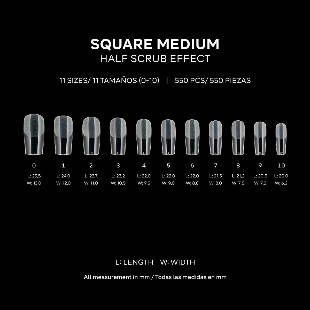 Easy Tips - Square Medium