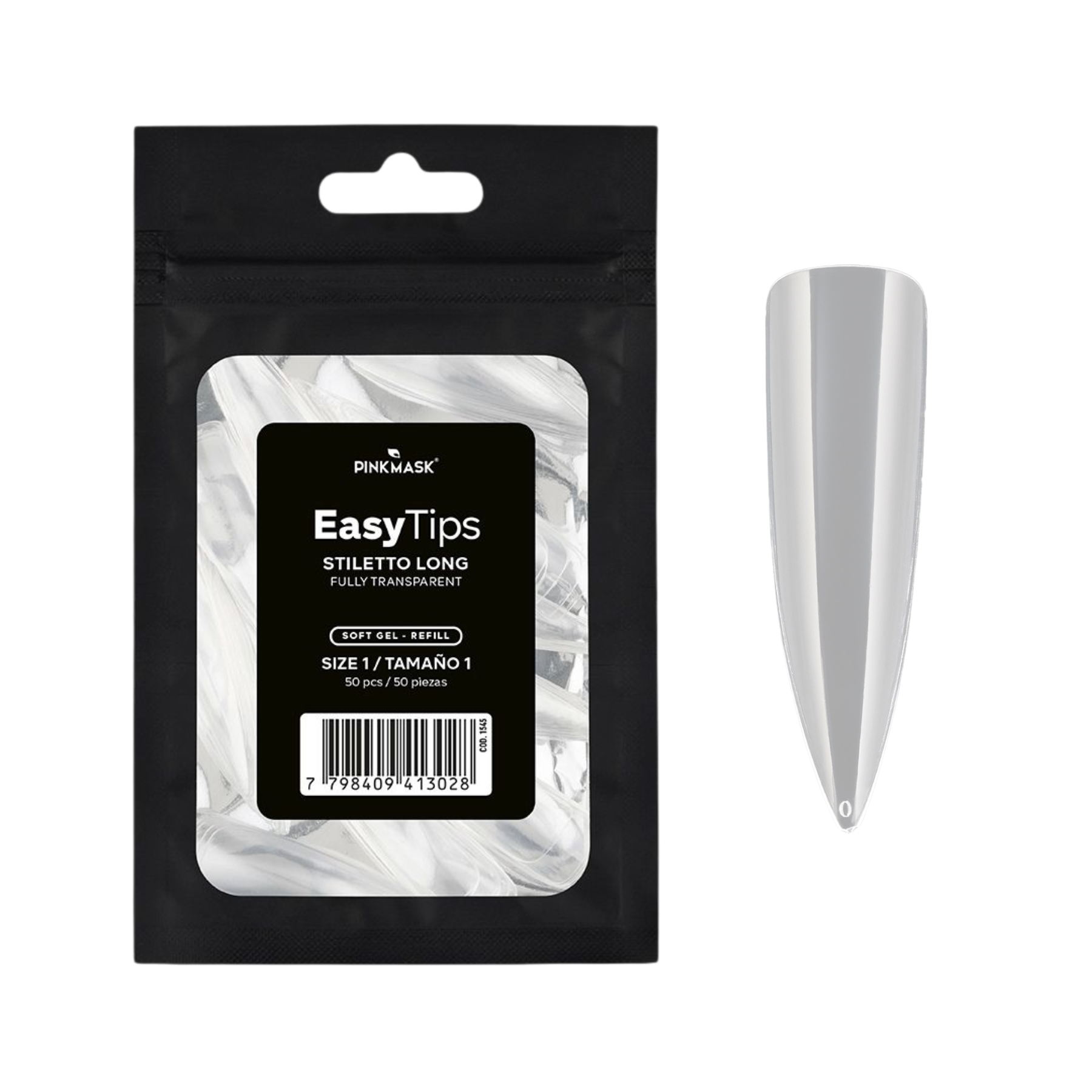 Easy Tip - Stiletto Long - Refill
