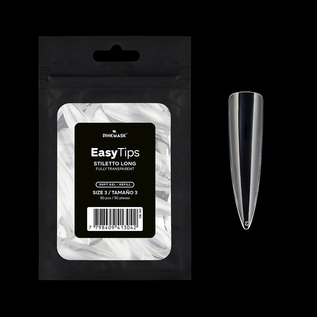 Easy Tip - Stiletto Long - Refill