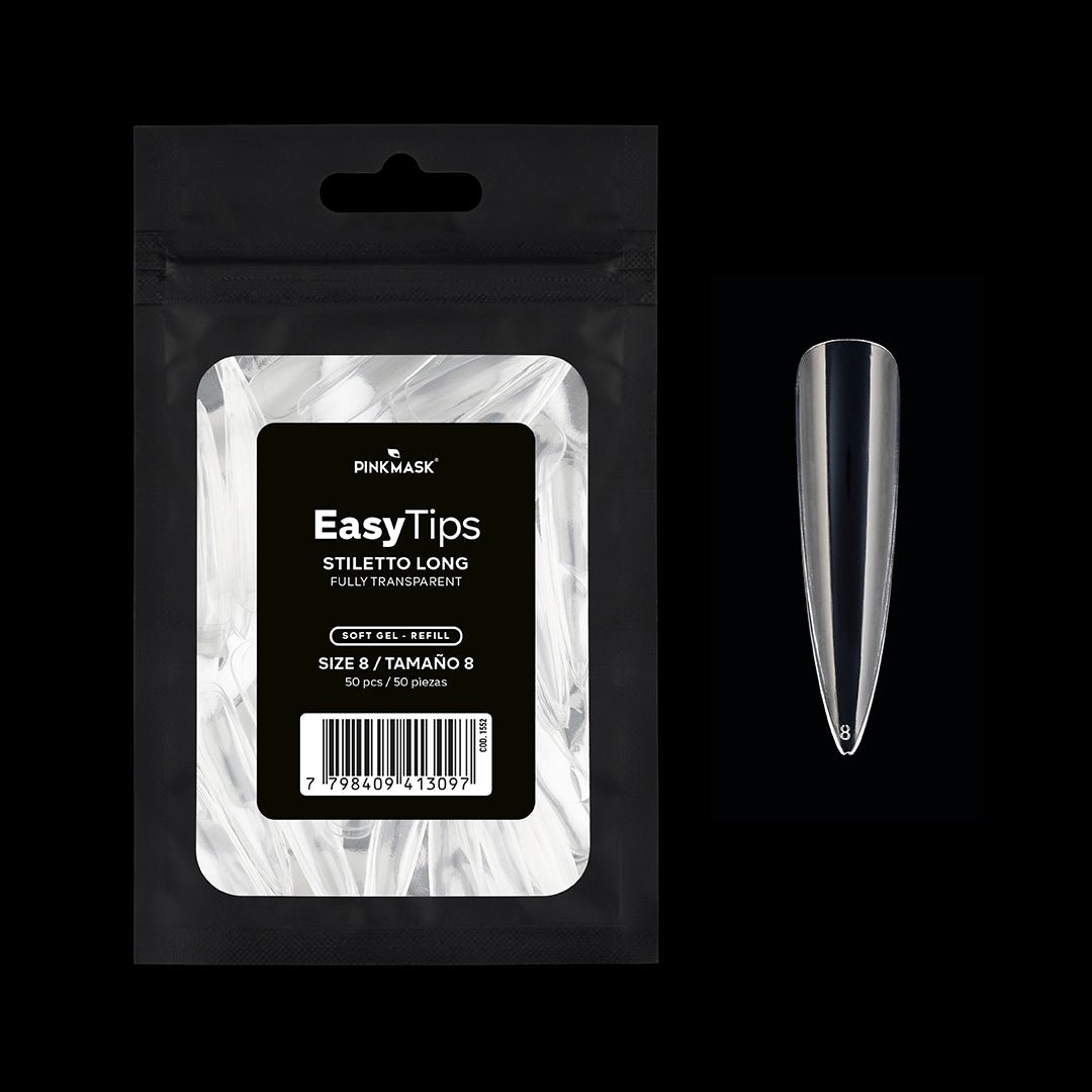 Easy Tip - Stiletto Long - Refill