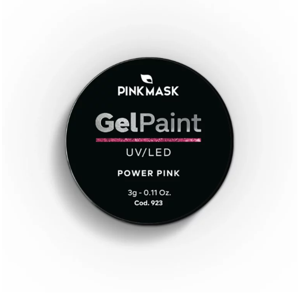 Gel Paint - Pink Mask - high pigmentation gel for freehand nail artwork and precise designs
