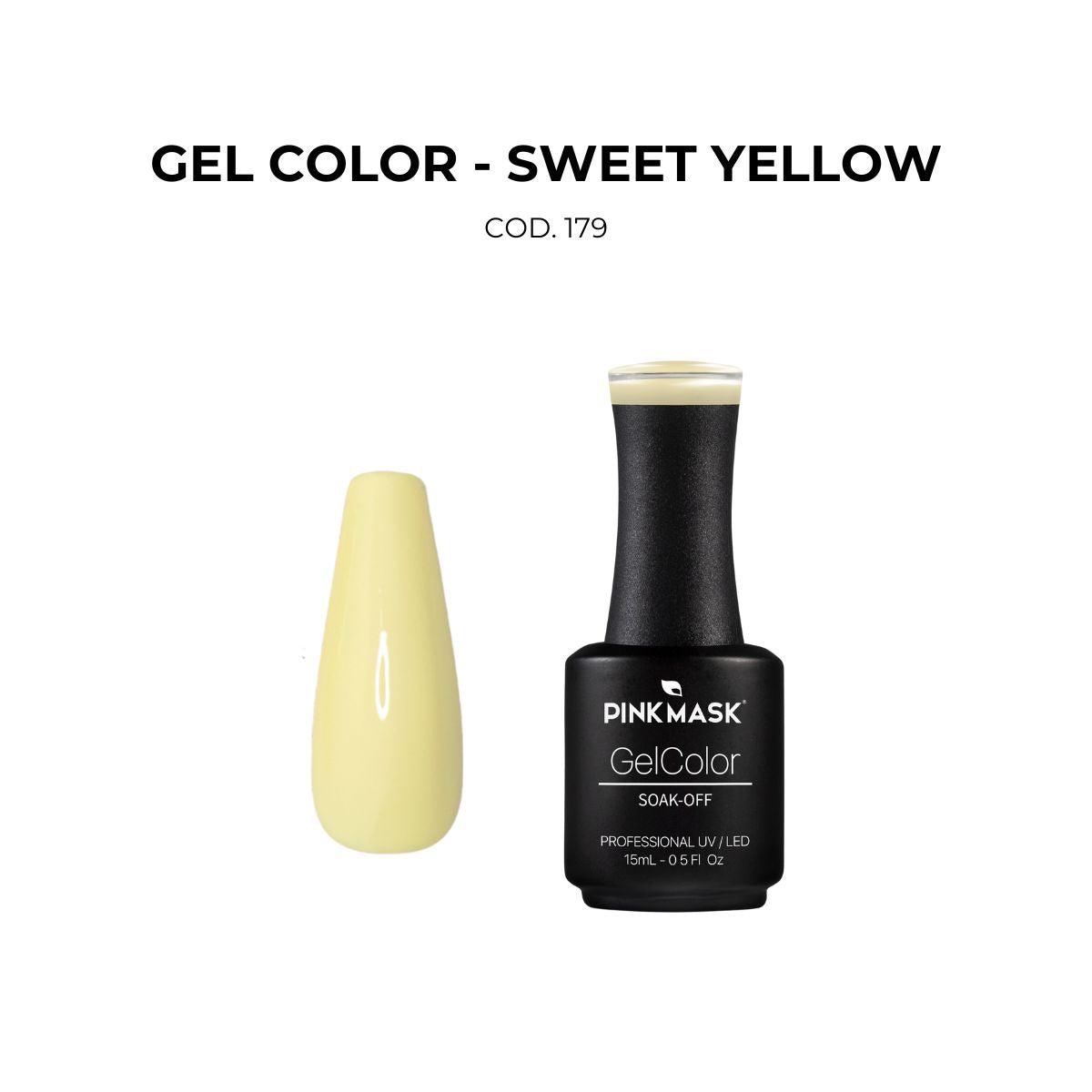 Gel Color - Pink Mask - vibrant nail polish