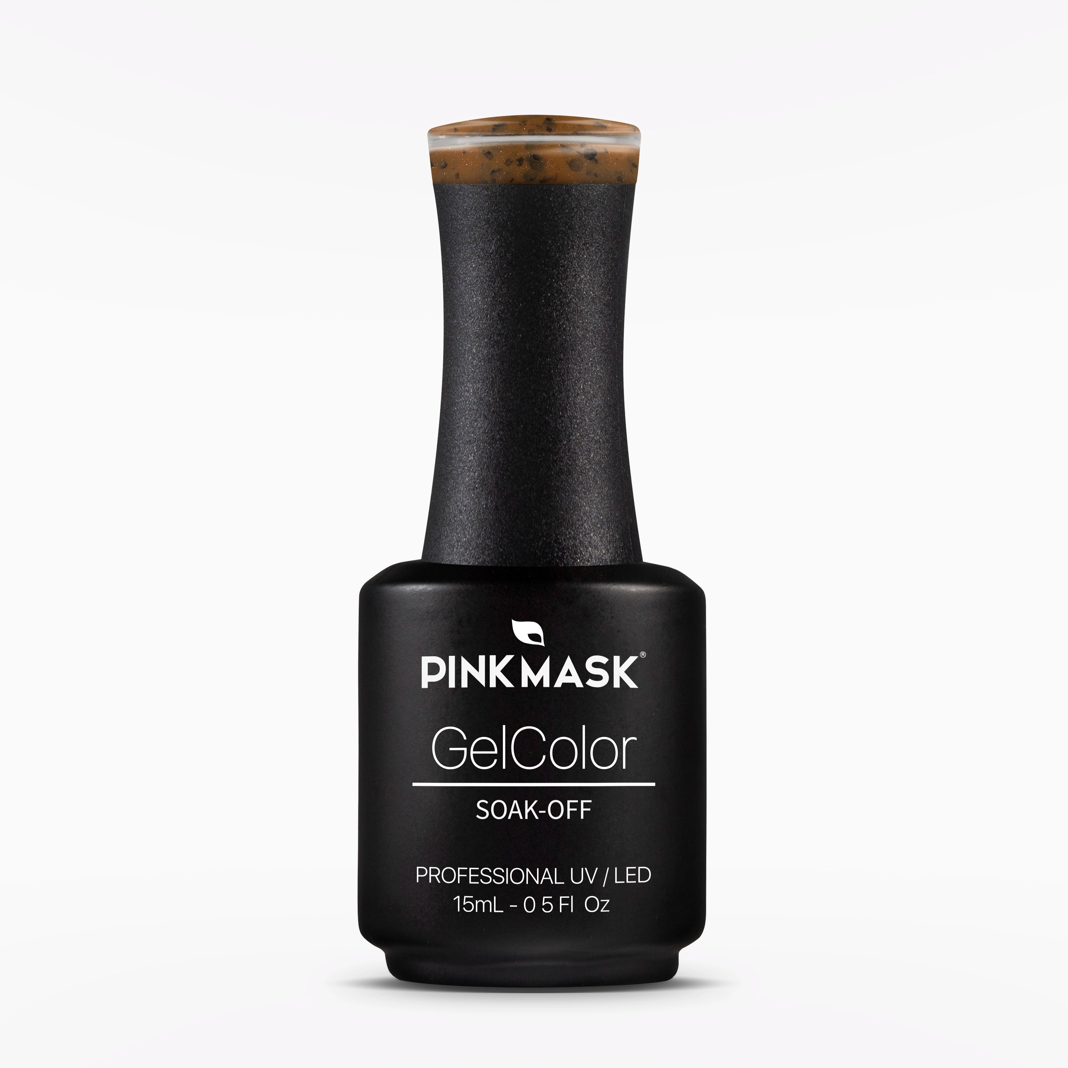 Gel Color - Pink Mask - marron - nail polish - esmalte